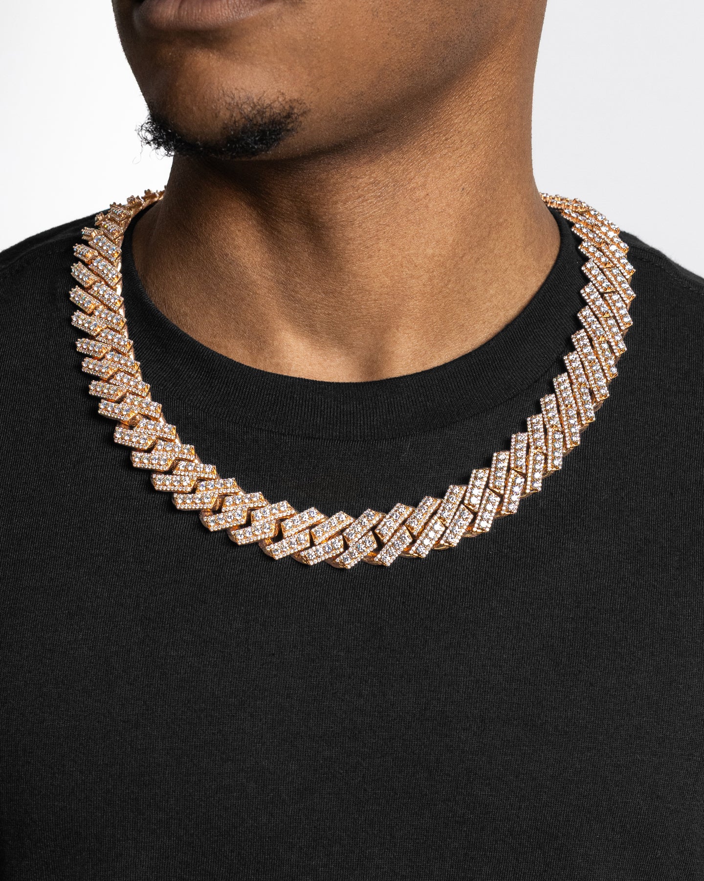 Mixed Round Diamond Cuban Link Chain | The Ice Champ