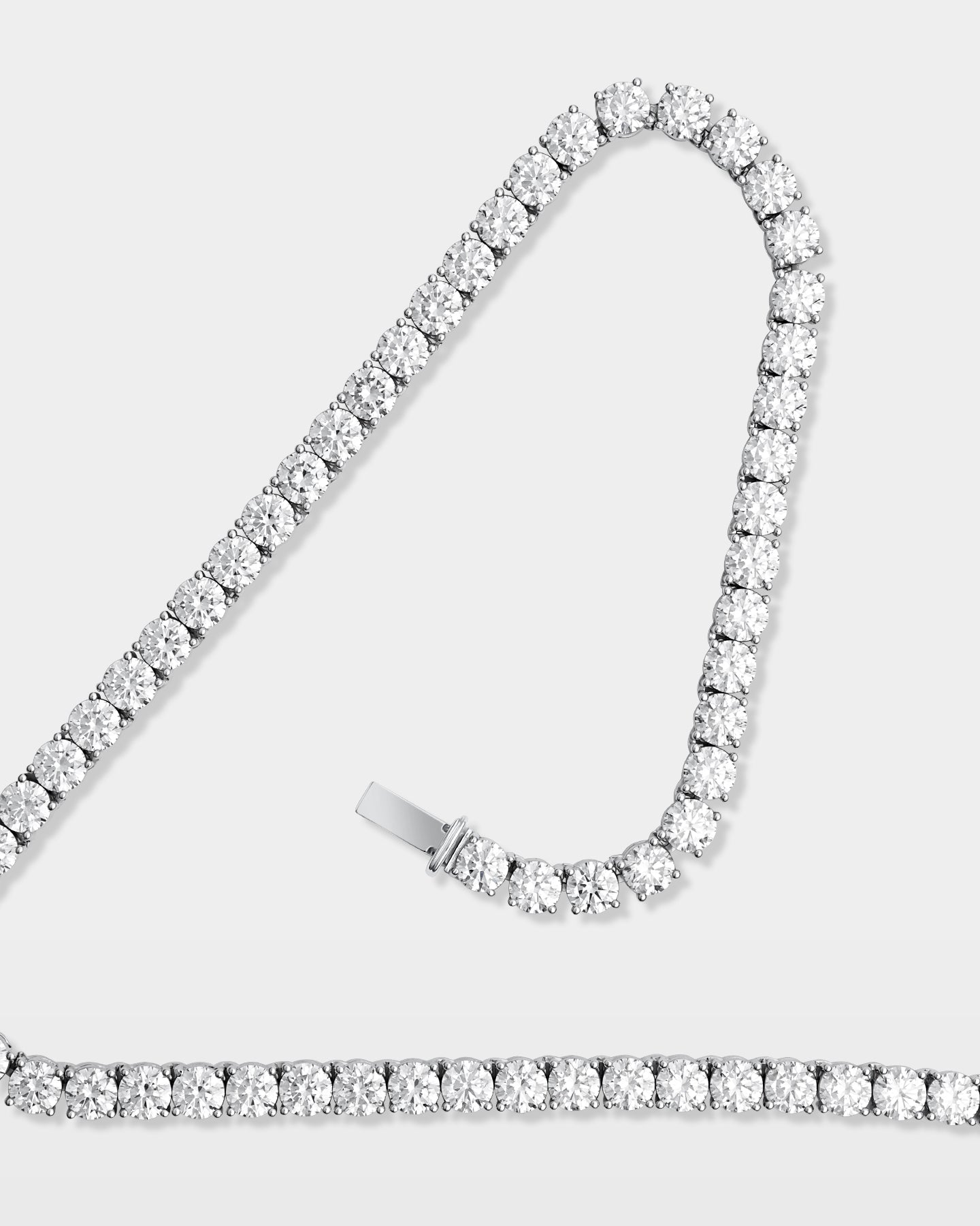 Lab Grown Diamond Tennis Necklace 69.1ct | The Ice Champ Grapevine, Texas