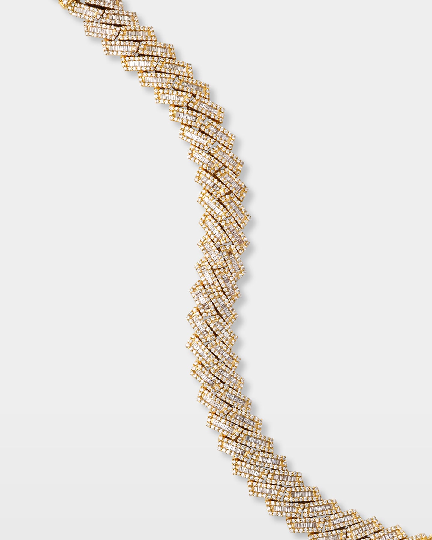 Yellow Gold Miami Cuban Link Diamond Bracelet | The Ice Champ DFW, Texas