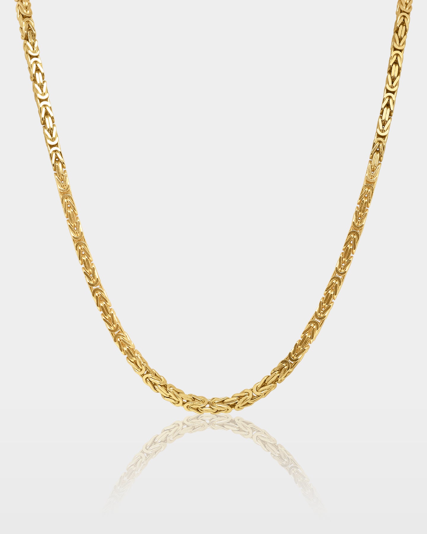 Yellow Gold Byzantine Chain | The Ice Champ Jewelers USA