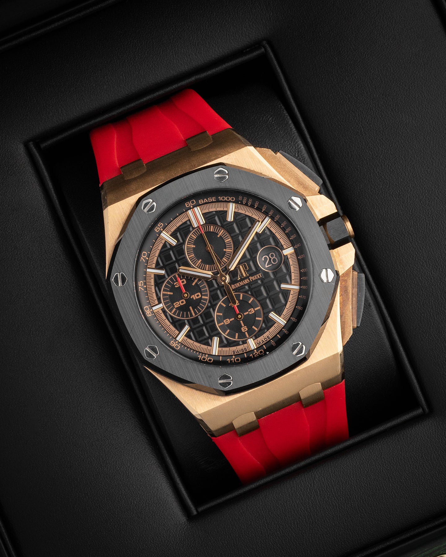 Rose Gold AP Royal Oak Offshore 26401RO.OO.A002CA.02 | The Ice Champ Texas