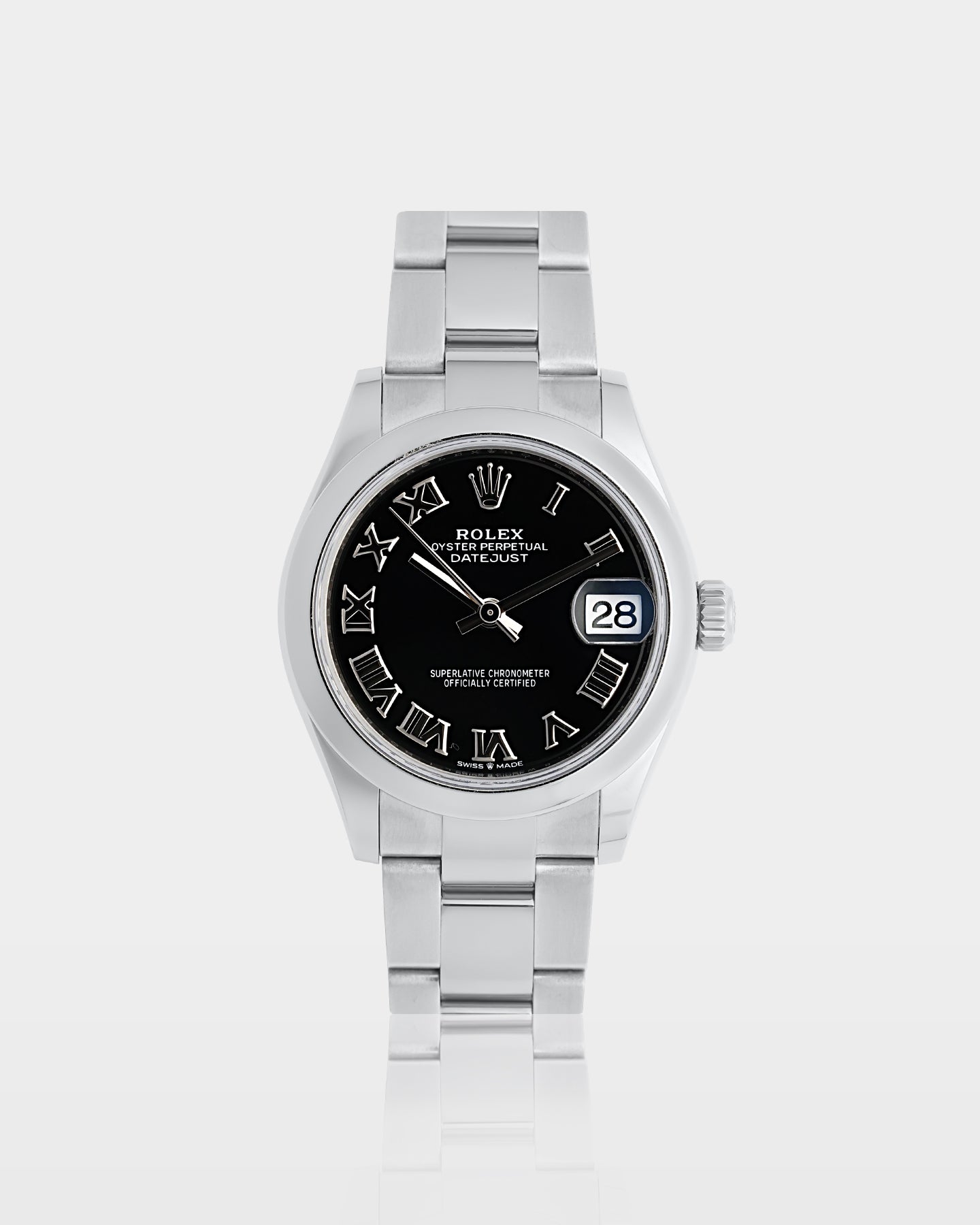 Black Roman Rolex Datejust 31 278240 | The Ice Champ Watches Dallas