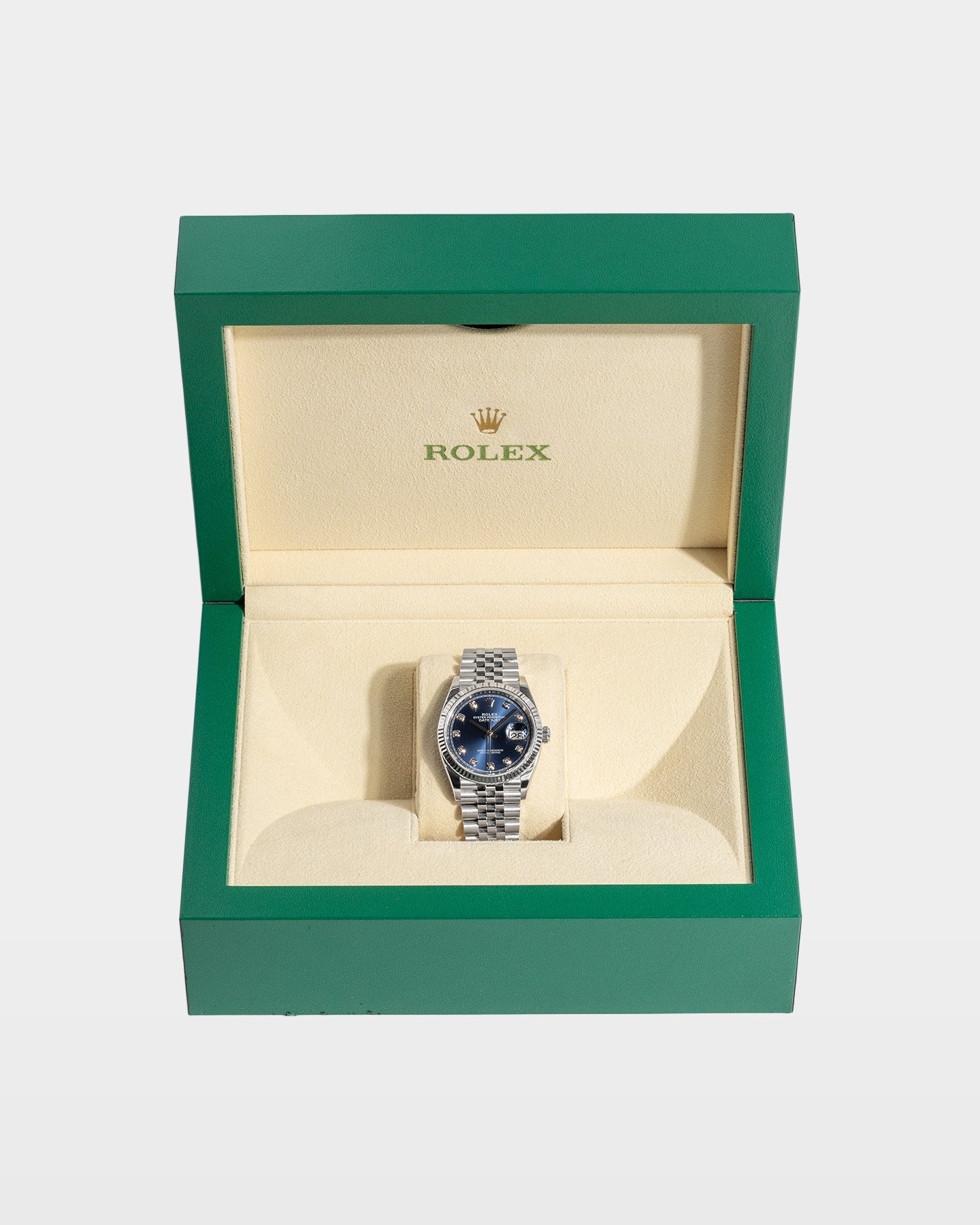 Blue Diamond Rolex Datejust 36 126234 | The Ice Champ Dallas