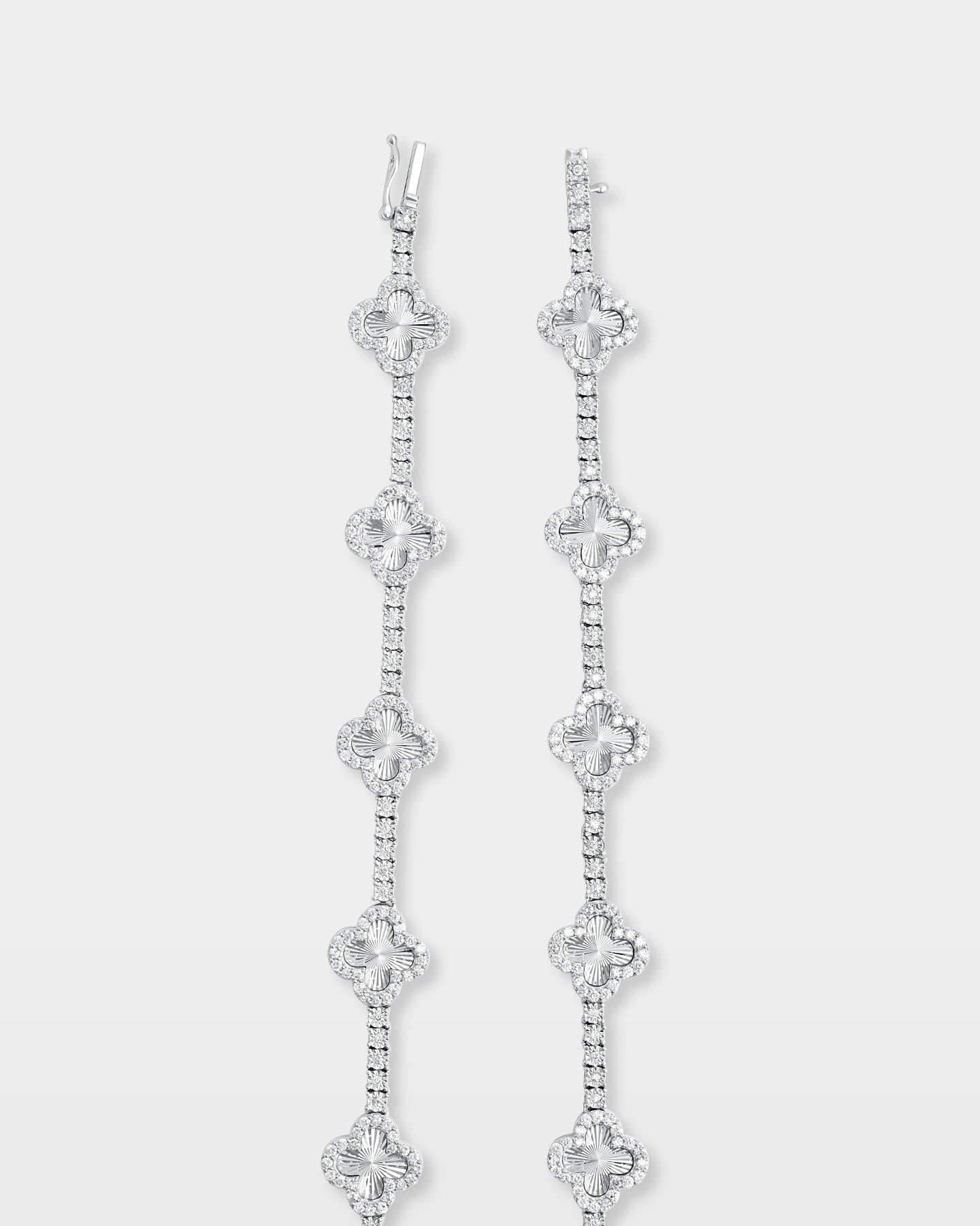 Clover Diamond Station Link Chain | The Ice Champ Men's Gold Chains Dallas