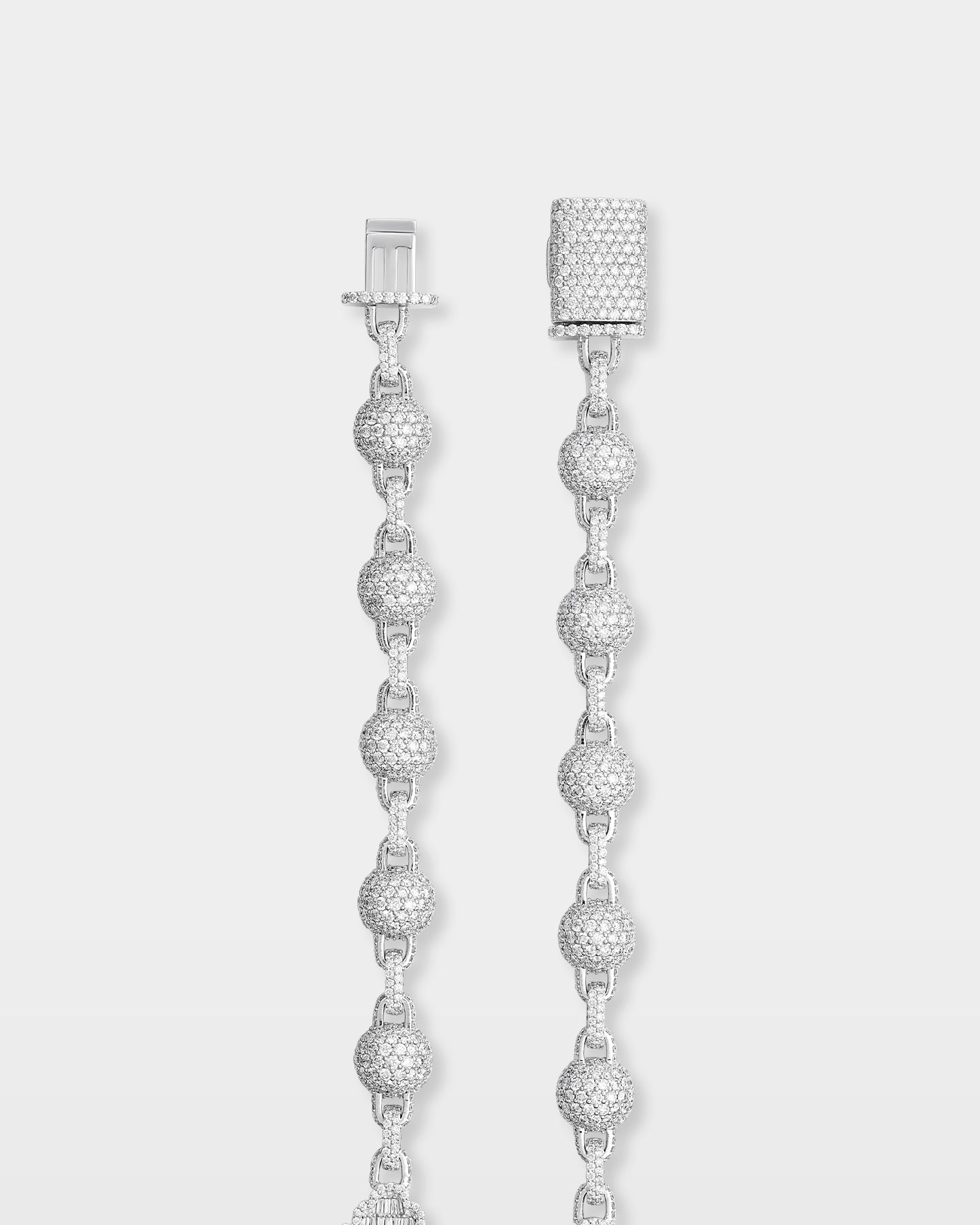 Diamond Cross & Ball Link Chain | The Ice Champ Grapevine, Texas
