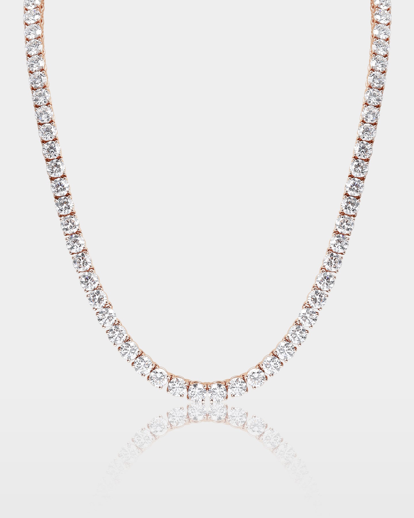 Round Diamond Tennis Necklace 84.8ct | The Ice Champ Mens Icy Jewelry Dallas