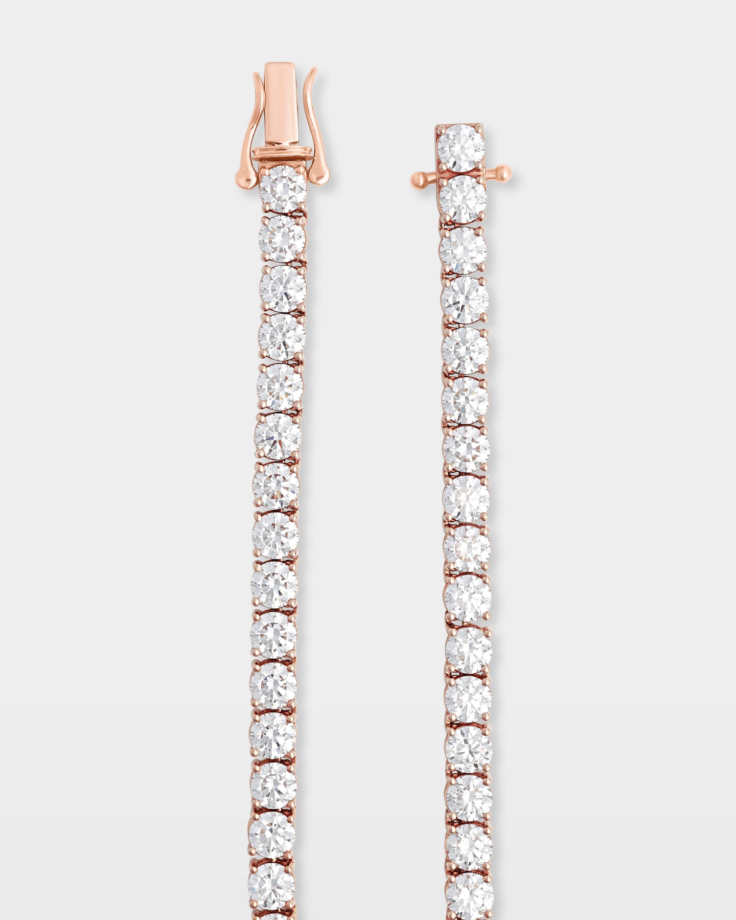 Round Diamond Tennis Necklace 84.8ct | The Ice Champ Mens Icy Jewelry Dallas