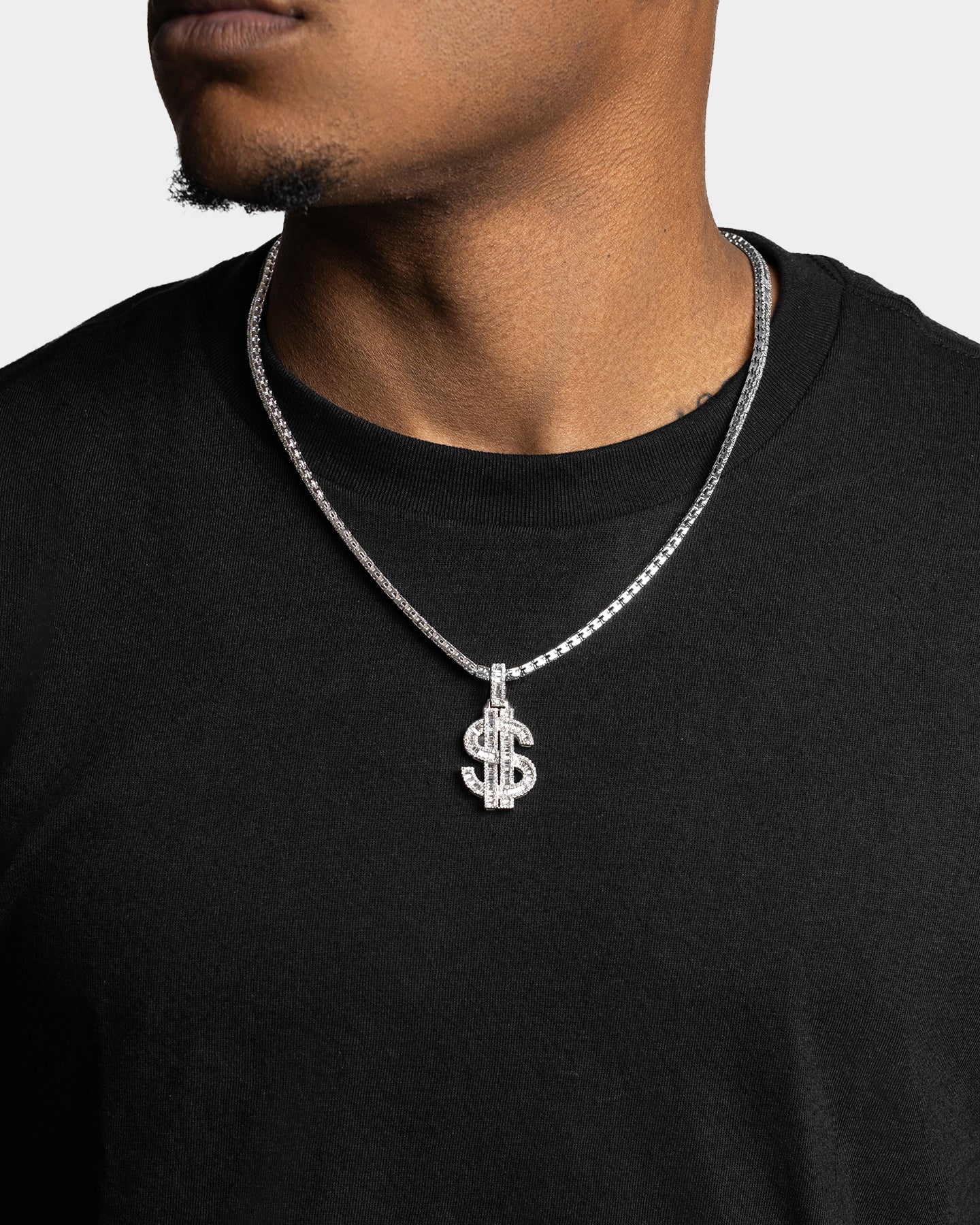 Dollar Sign Diamond Pendant | The Ice Champ