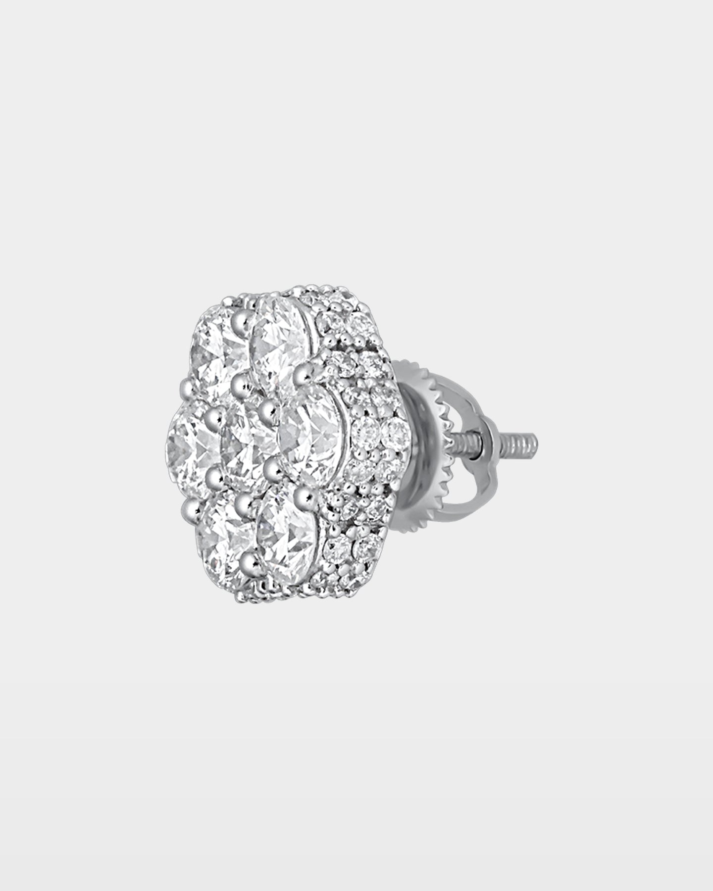 Floral Cluster Diamond Studs | The Ice Champ Dallas, Texas