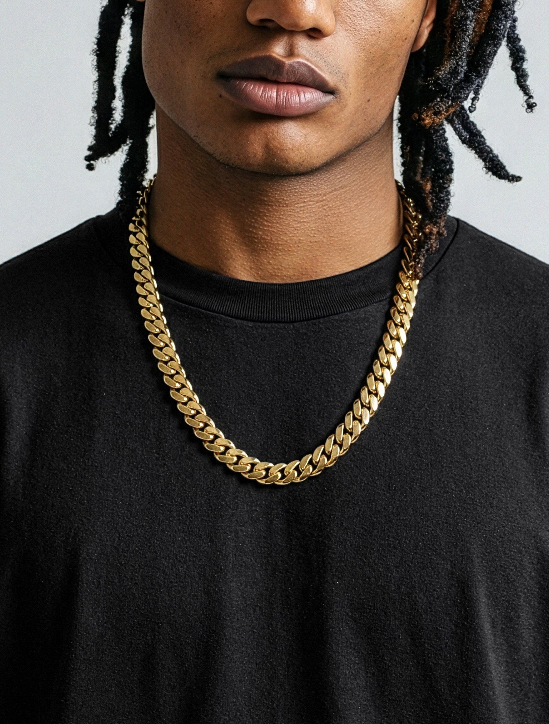 Gold Cuban Link Chain 11MM