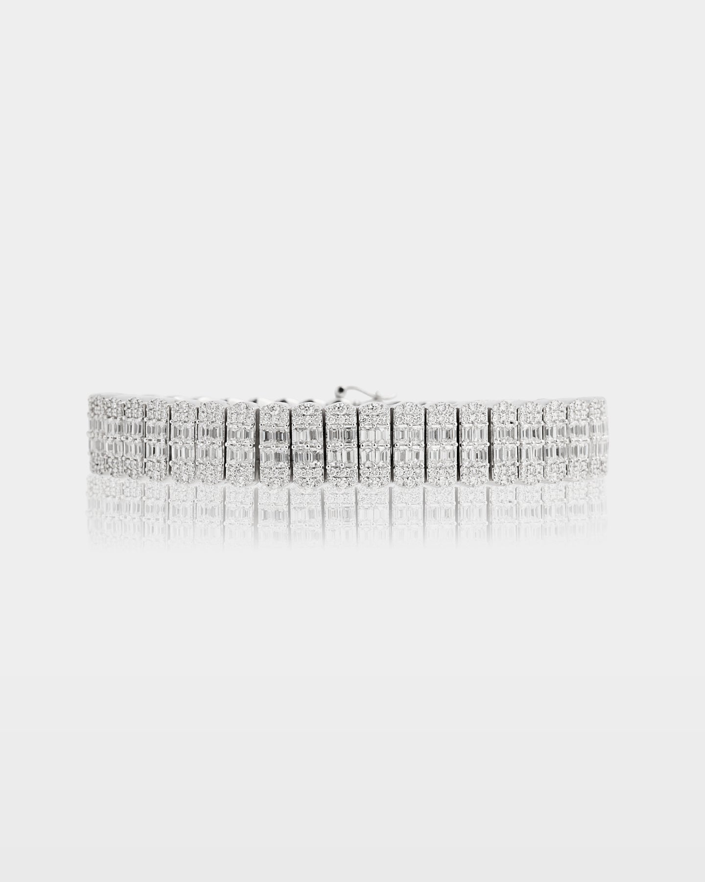 Round & Emerald Diamond Tennis Bracelet | The Ice Champ Icy Bracelets Dallas