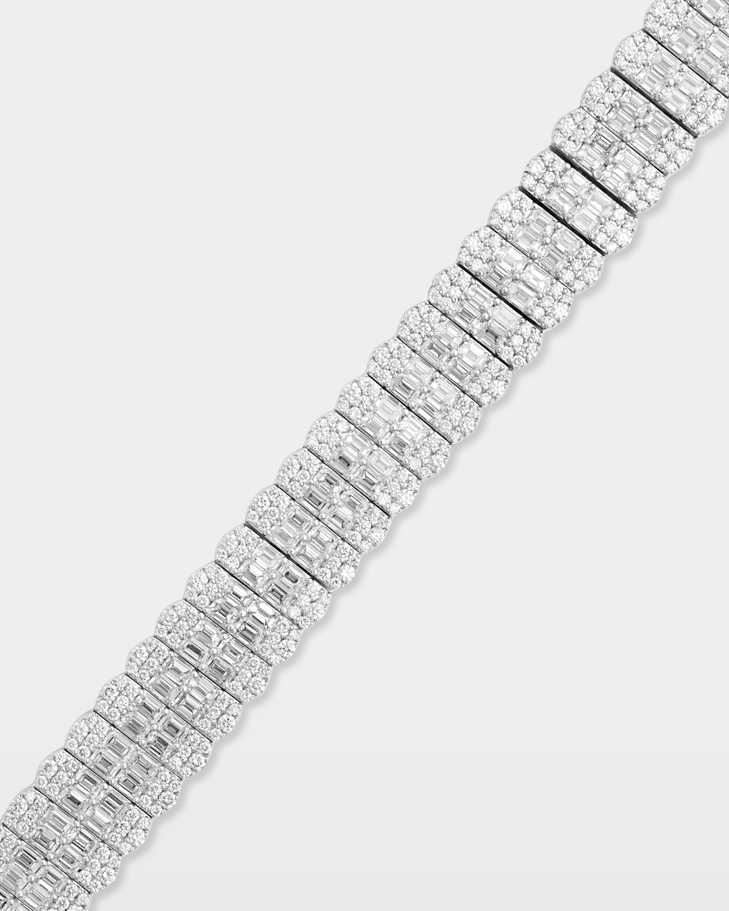 Round & Emerald Diamond Tennis Bracelet | The Ice Champ Icy Bracelets Dallas