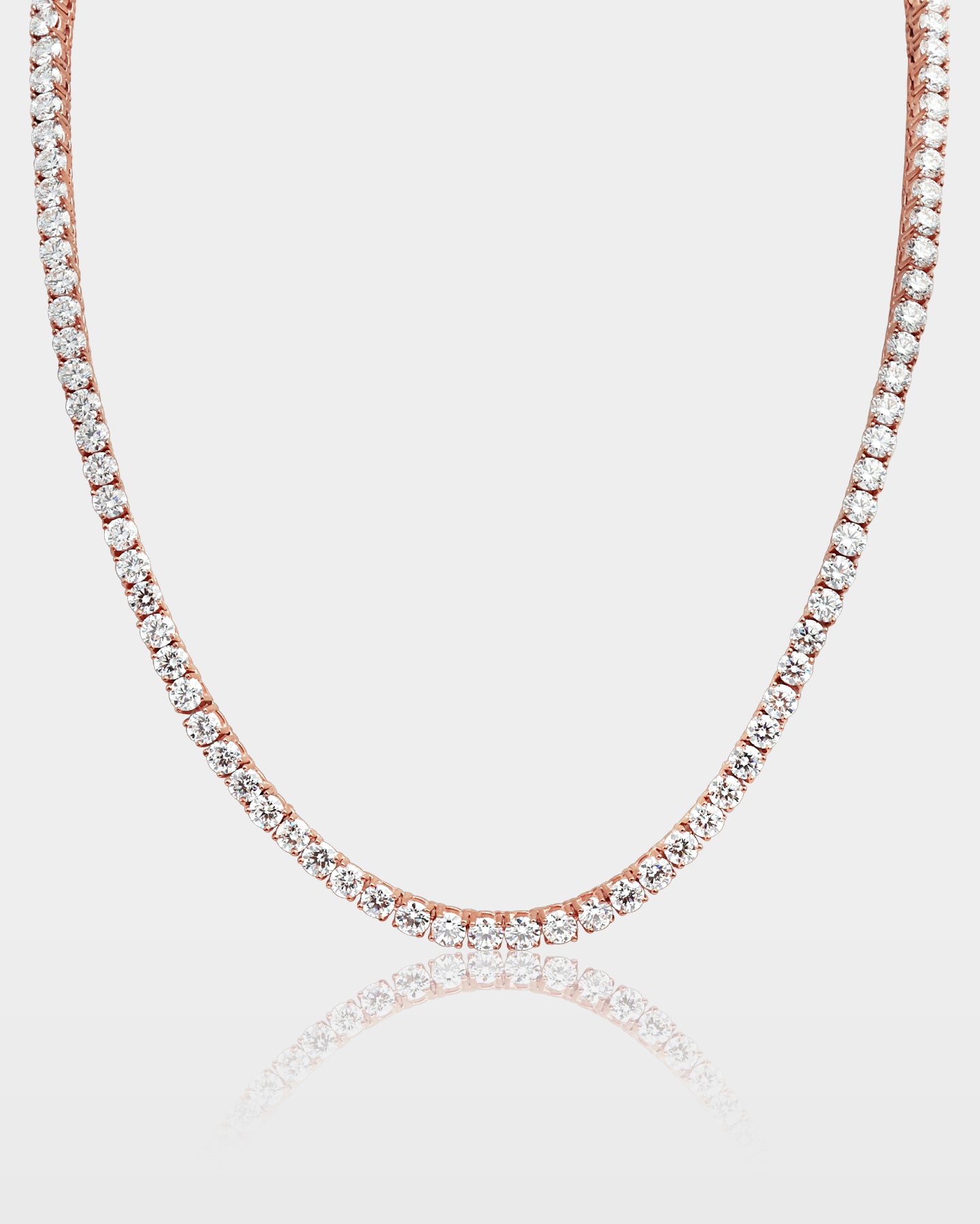 Smiling Rocks Round Diamond Tennis Necklace | The Ice Champ Grapevine, TX