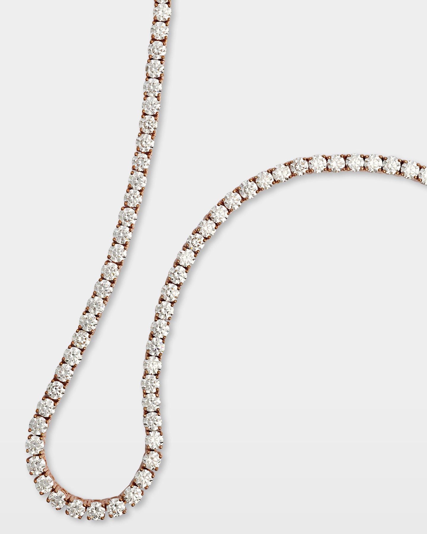 Smiling Rocks Round Diamond Tennis Necklace | The Ice Champ Grapevine, TX