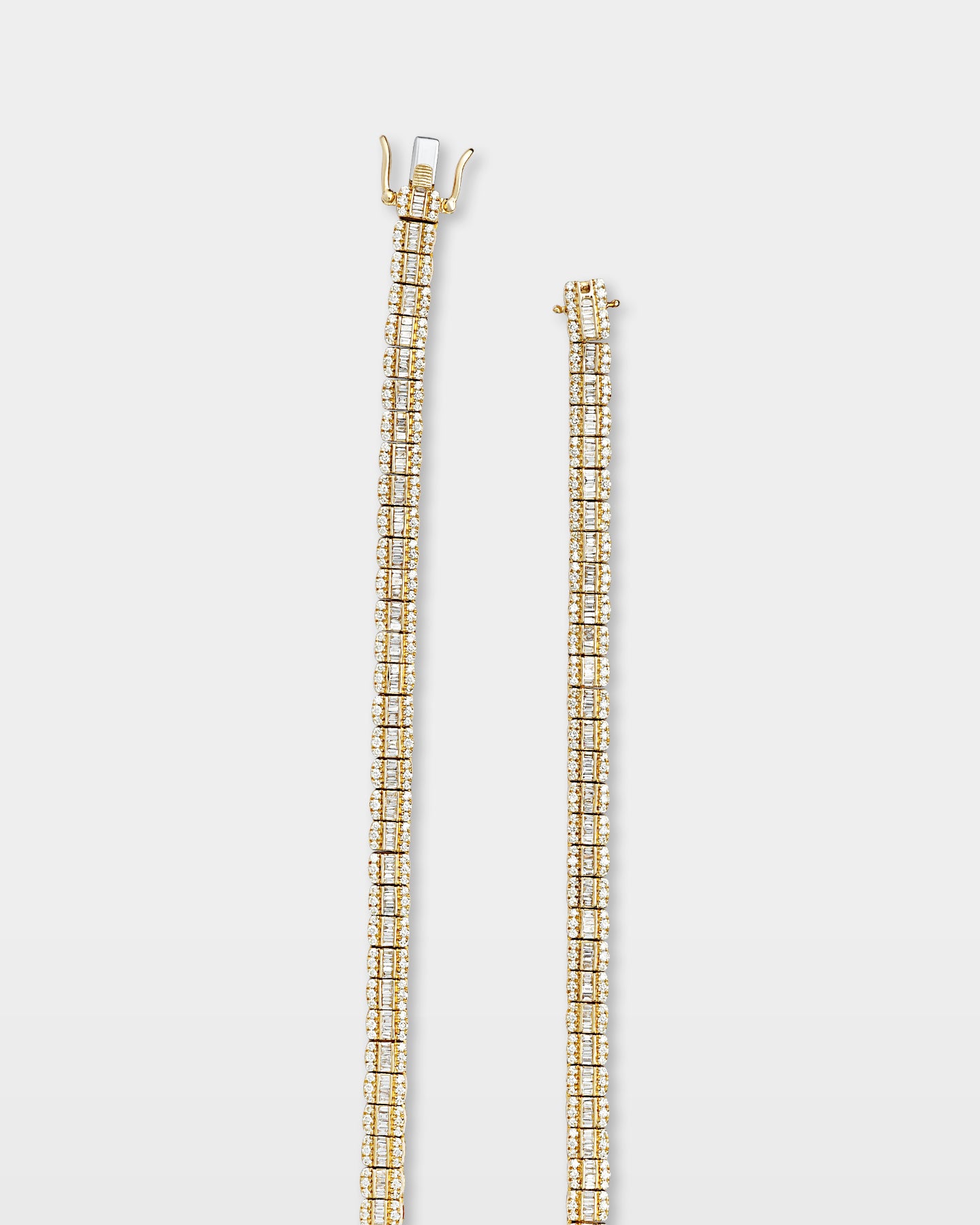 Triple Row Diamond Tennis Necklace | The Ice Champ Grapevine, Texas