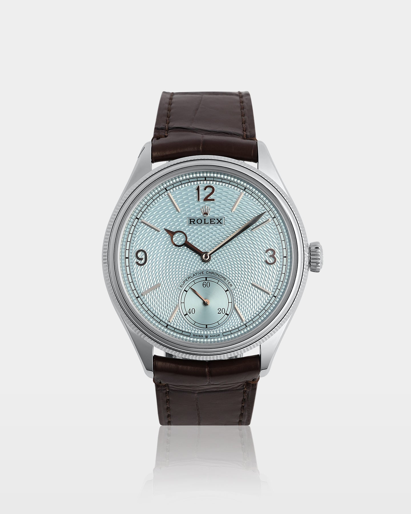 Platinum Rolex Perpetual 1908 52506 | The Ice Champ Texas