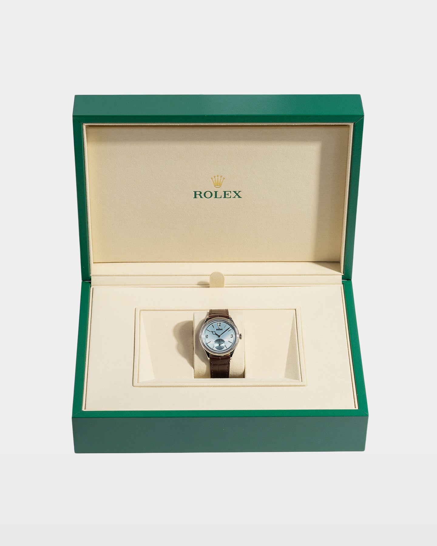 Platinum Rolex Perpetual 1908 52506 | The Ice Champ Texas