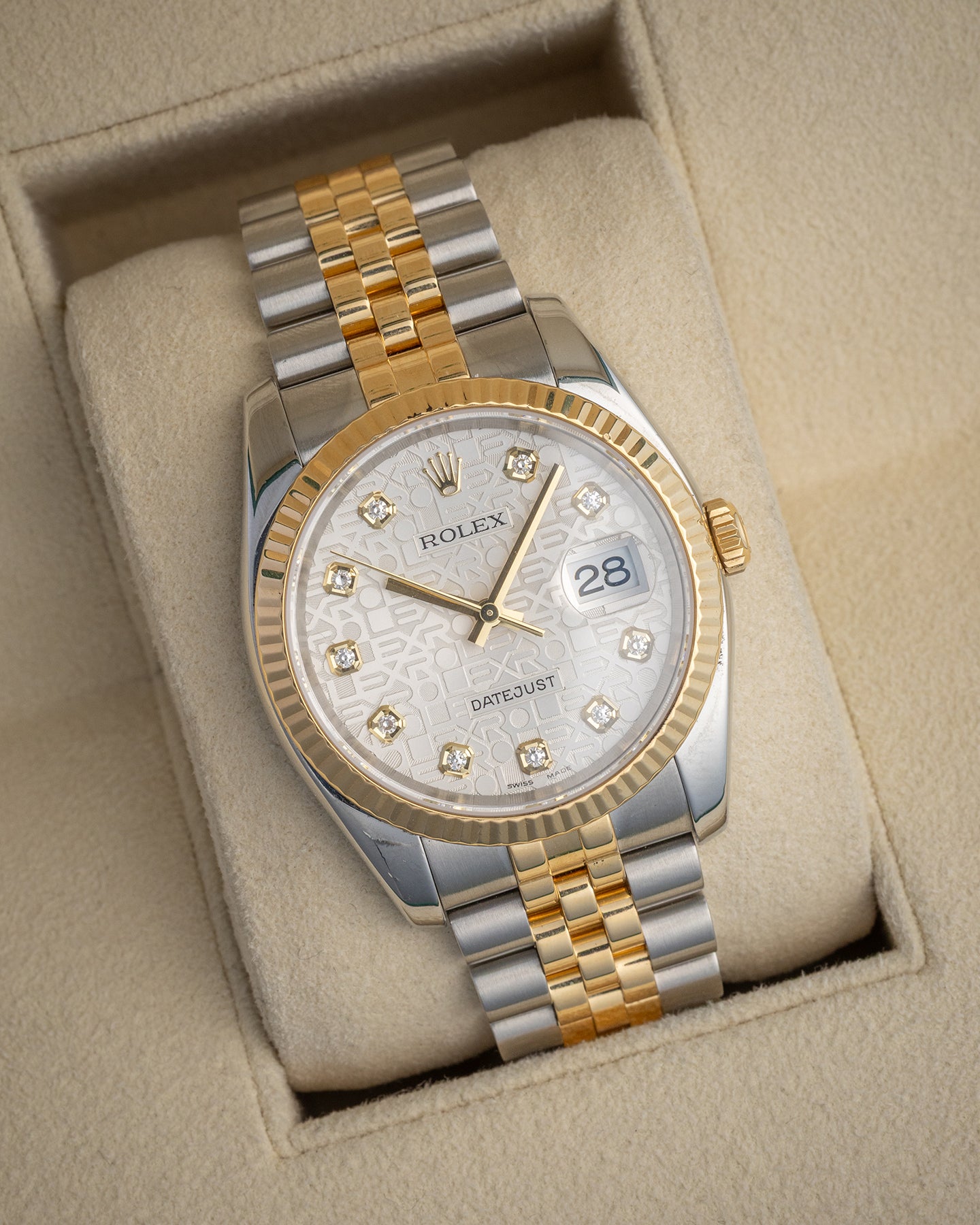Two Tone Rolex Datejust 36 116233 | The Ice Champ Dallas