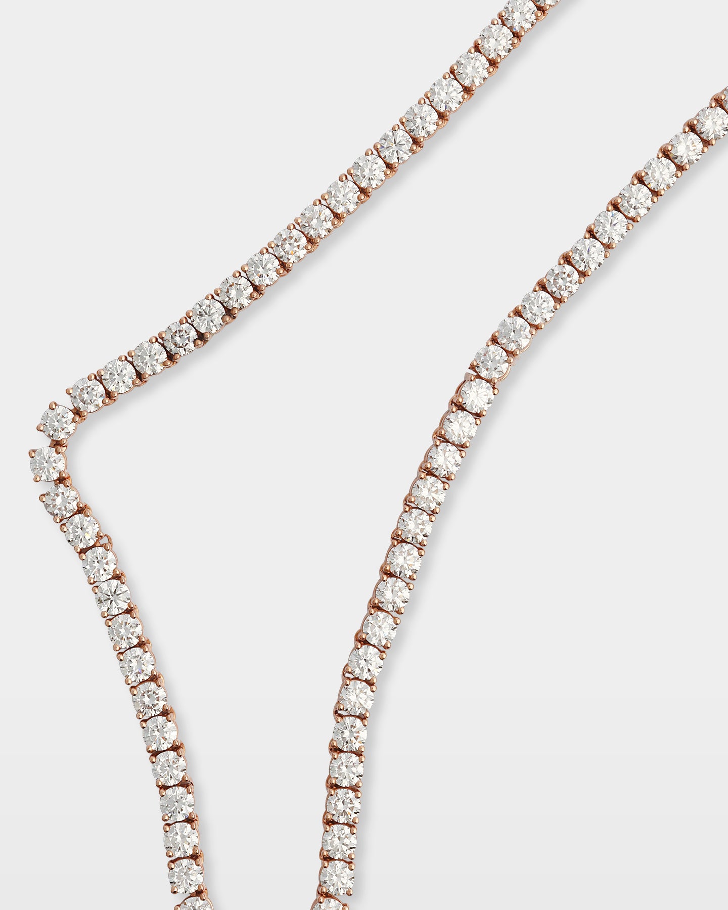 Lab Grown Diamond Tennis Necklace 42.9ct | The Ice Champ Grapevine, TX