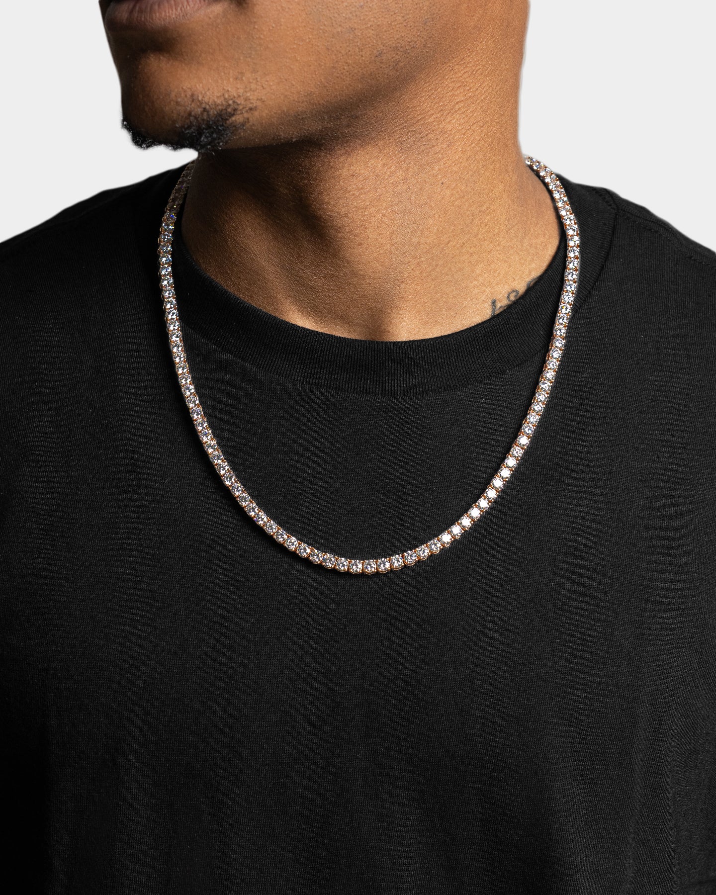 Lab Grown Diamond Tennis Necklace 42.9ct | The Ice Champ TX