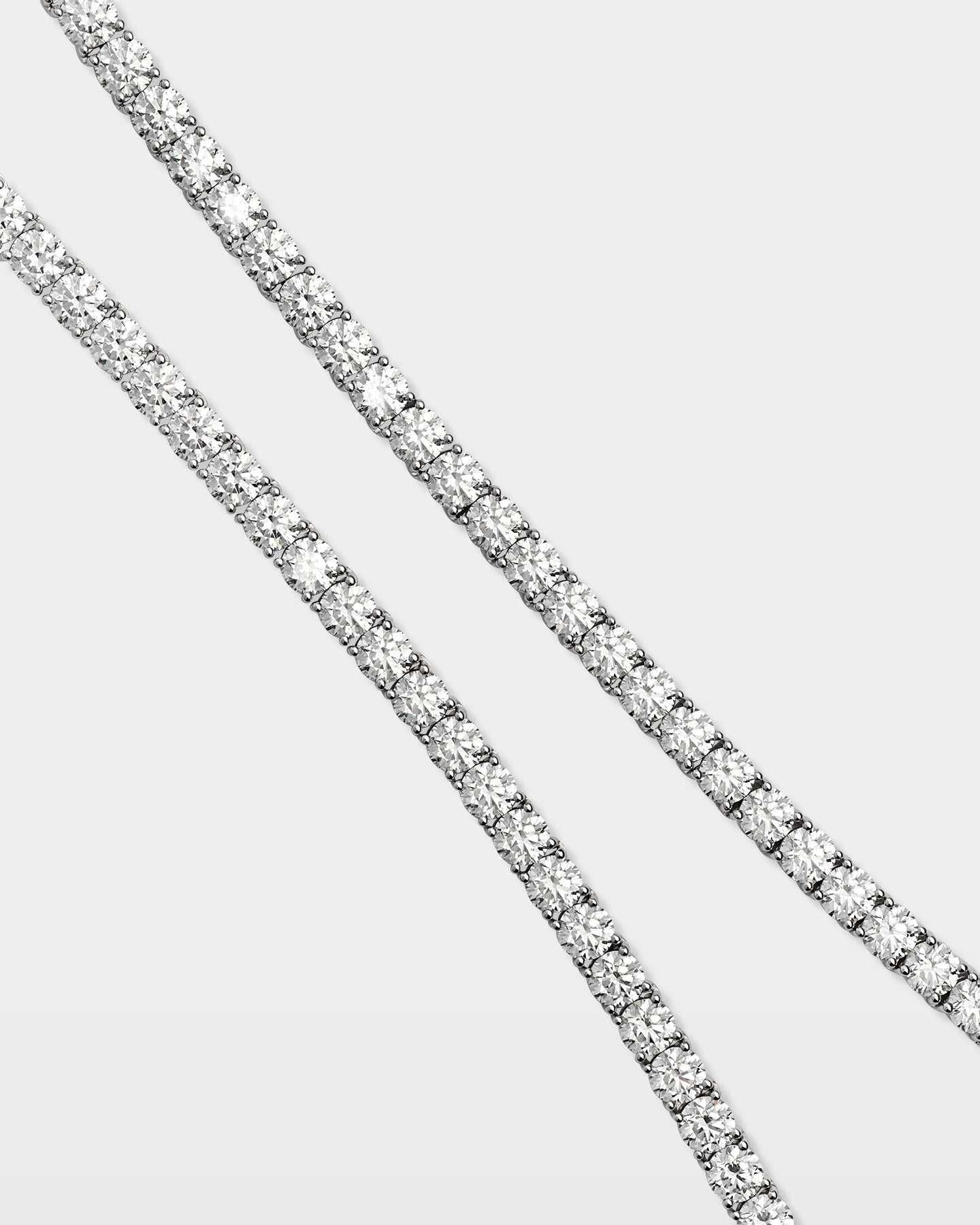 White Gold Lab Grown Diamond Tennis Necklace | The Ice Champ Grapevine, TX