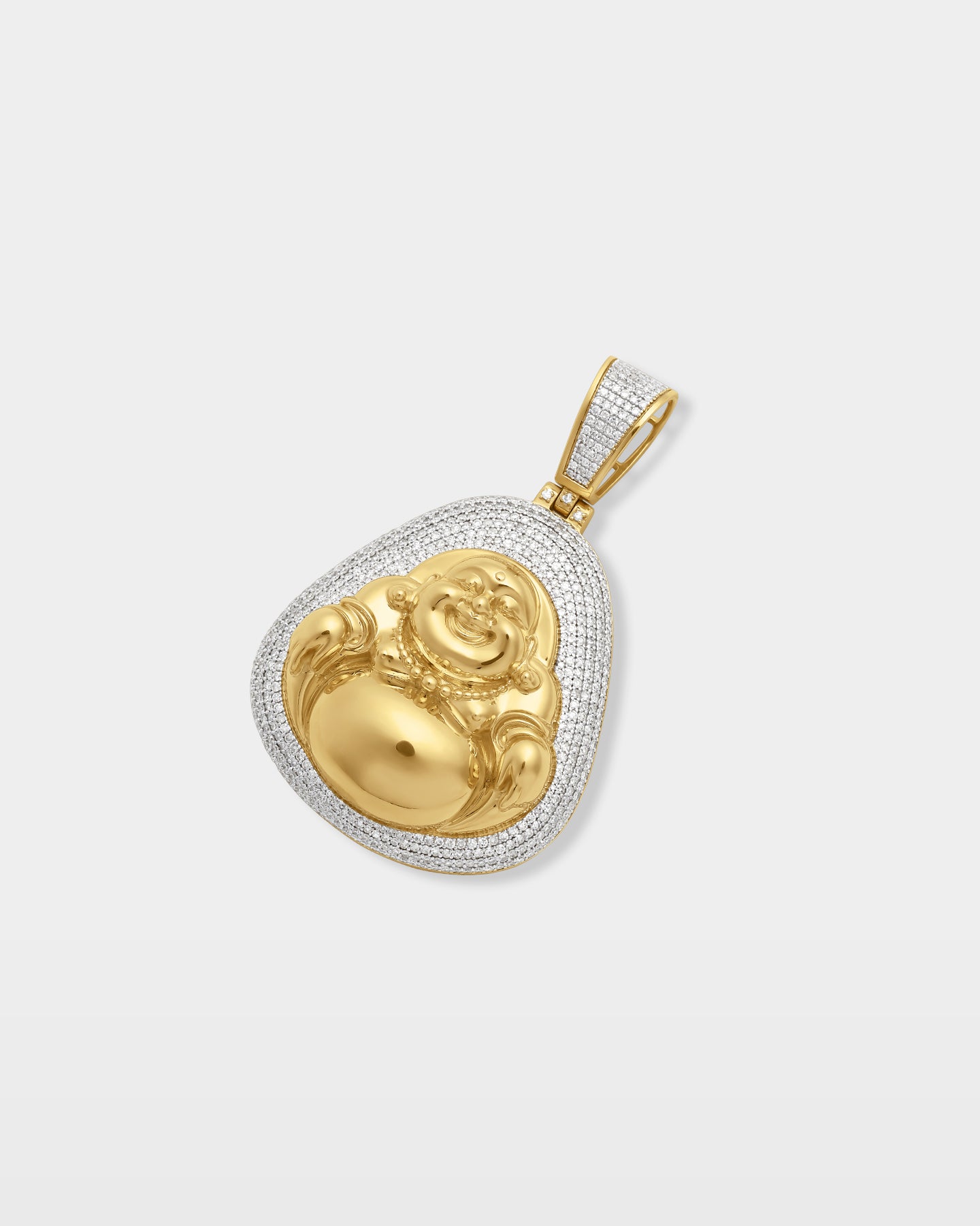 Laughing Buddha Diamond Pendant | The Ice Champ Diamond Jewelry Dallas