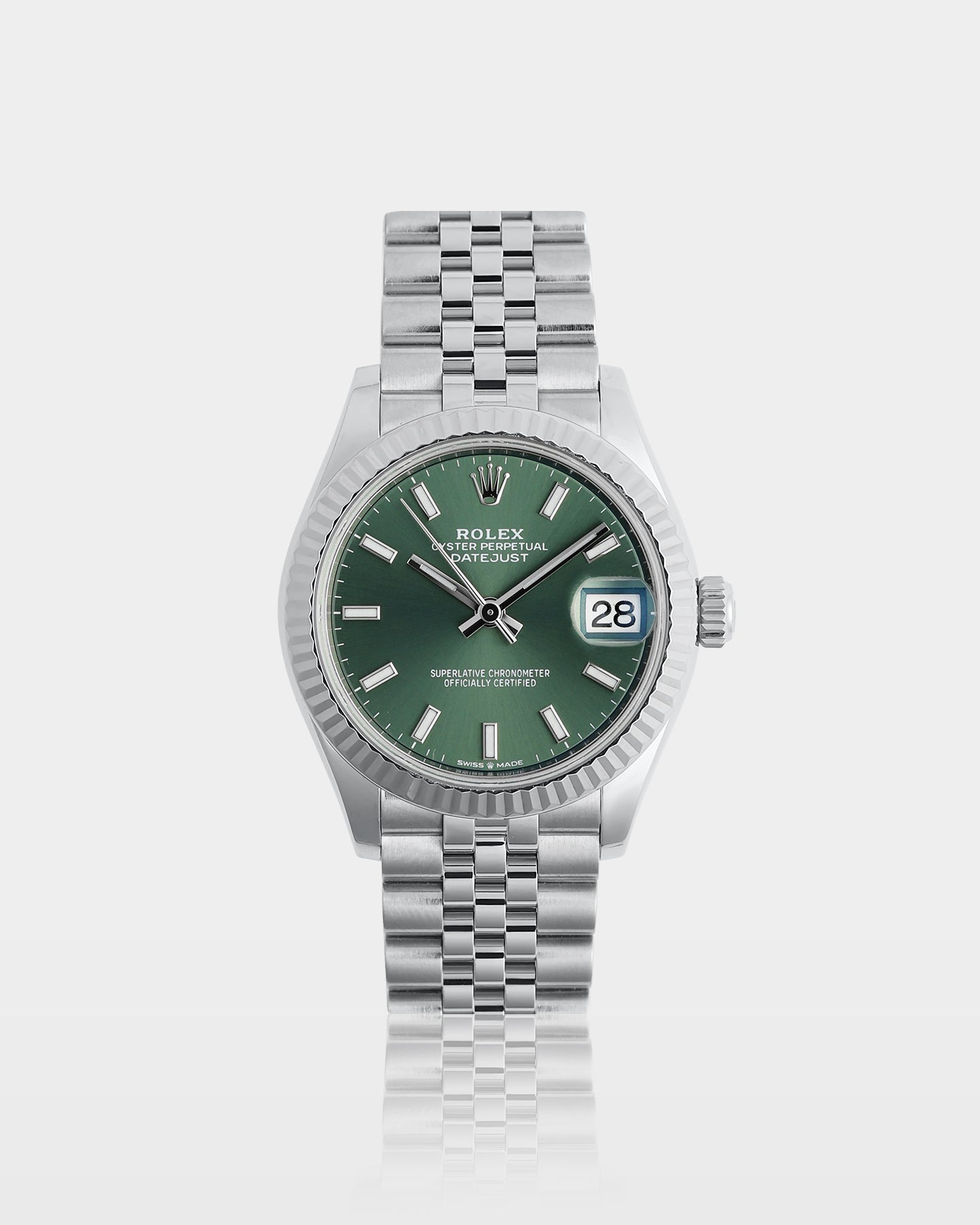 Green Rolex Datejust 31 278274 | Women's Watches at The Ice Champ