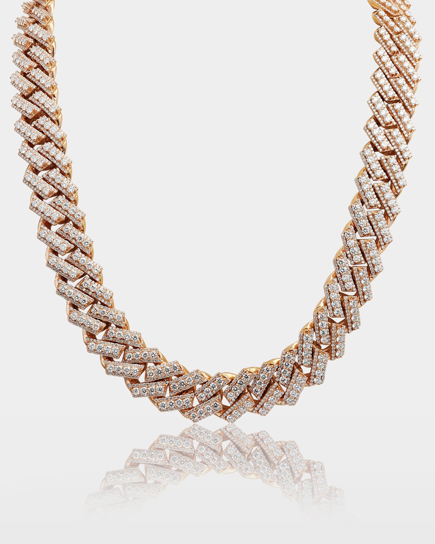 Mixed Round Diamond Cuban Link Chain | The Ice Champ Grapevine, TX
