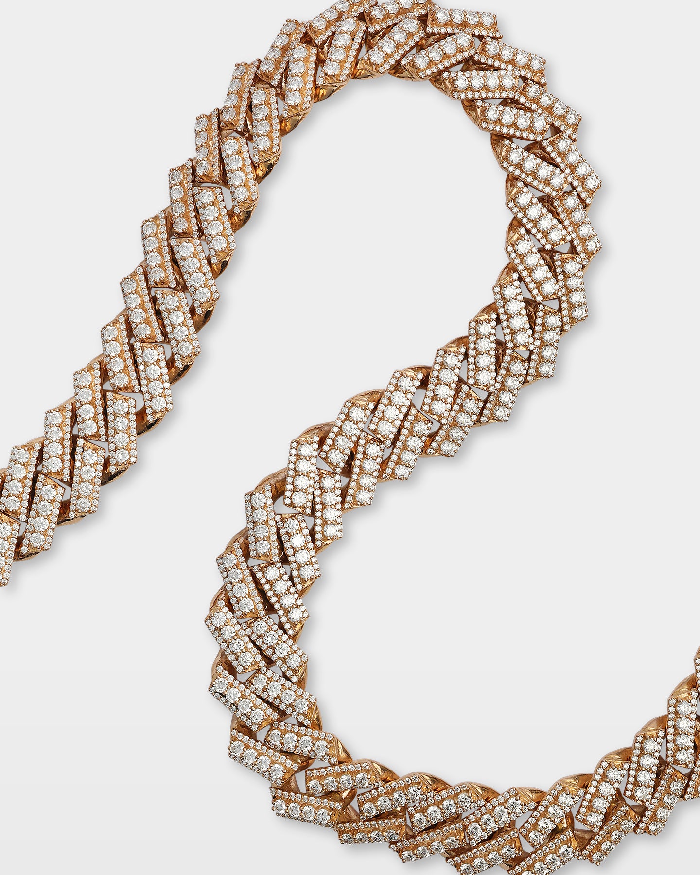 Mixed Round Diamond Cuban Link Chain | The Ice Champ Grapevine, TX