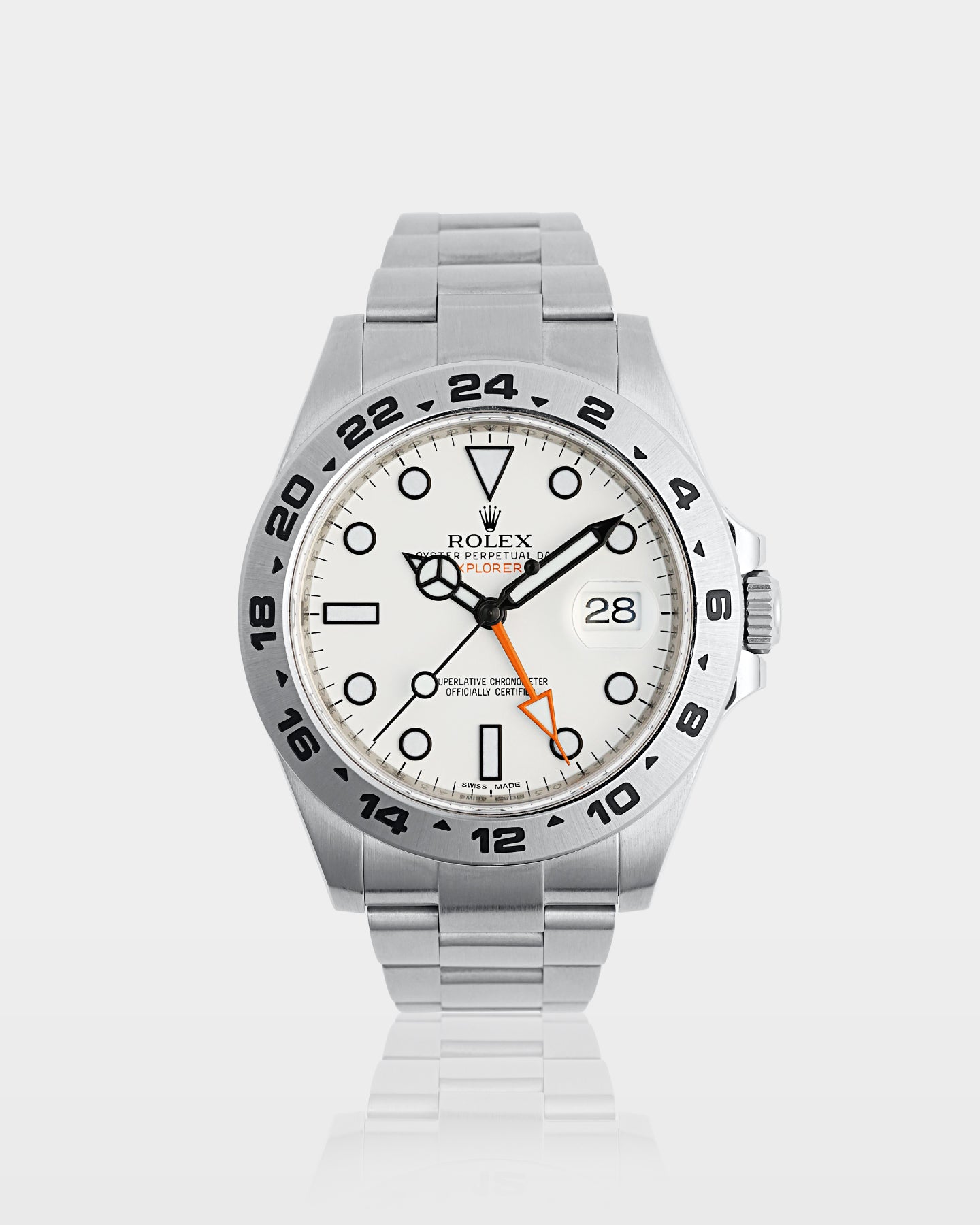 Polar White Rolex Explorer II 216570 | The Ice Champ Dallas
