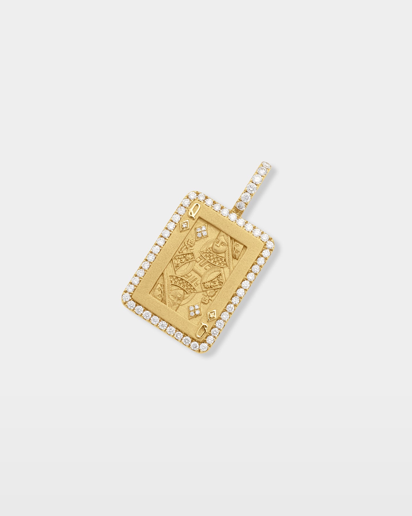 Queen of Diamonds Diamond Pendant | The Ice Champ Custom Jewelry Dallas