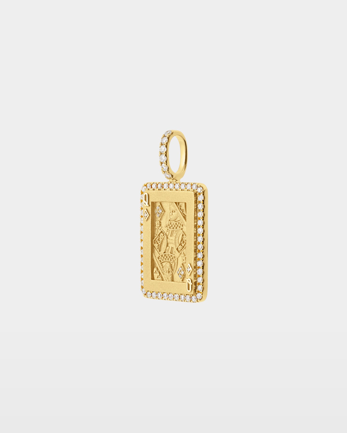 Queen of Diamonds Diamond Pendant | The Ice Champ Custom Jewelry Dallas