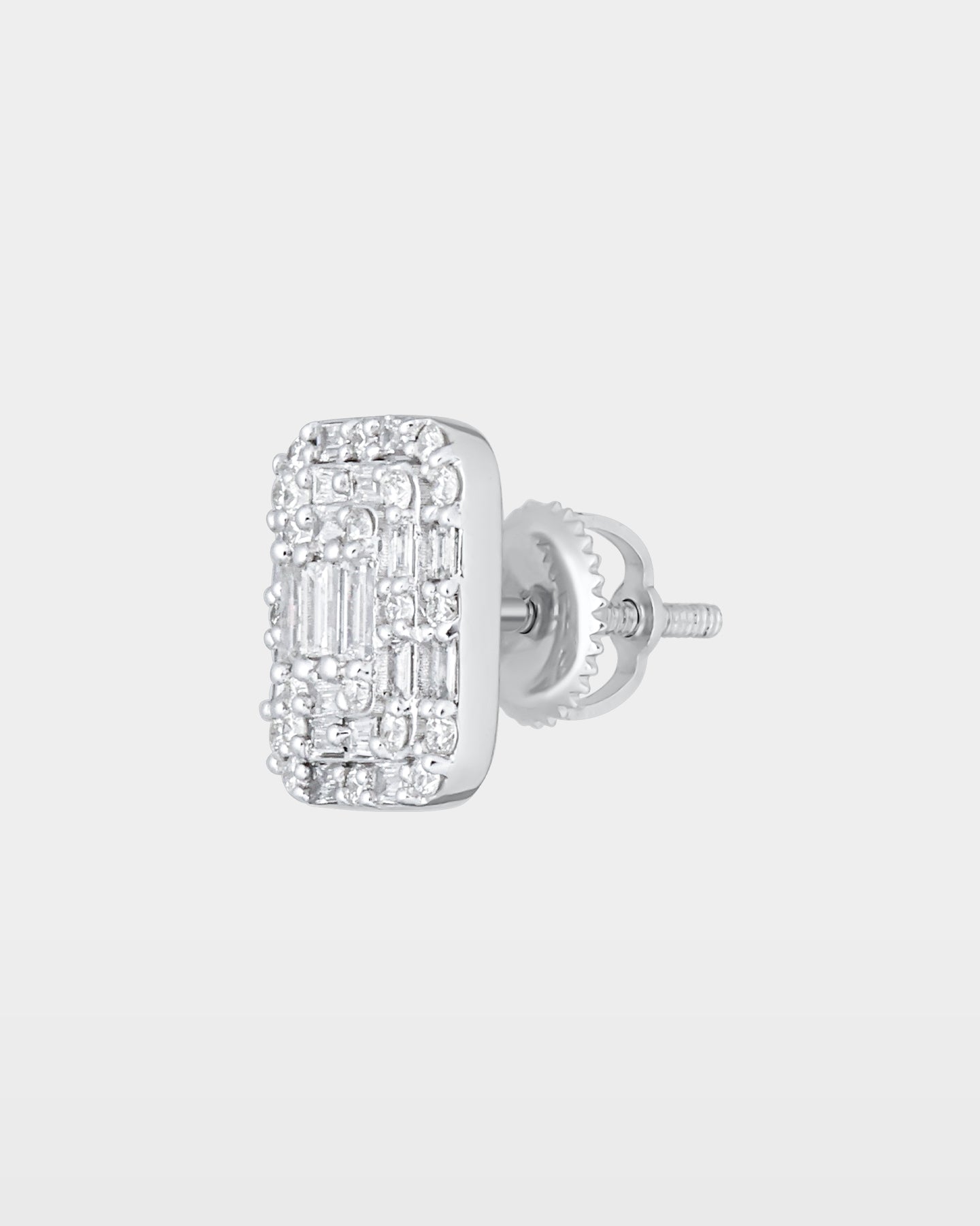 Rectangular Cluster Diamond Studs | The Ice Champ Grapevine, TX