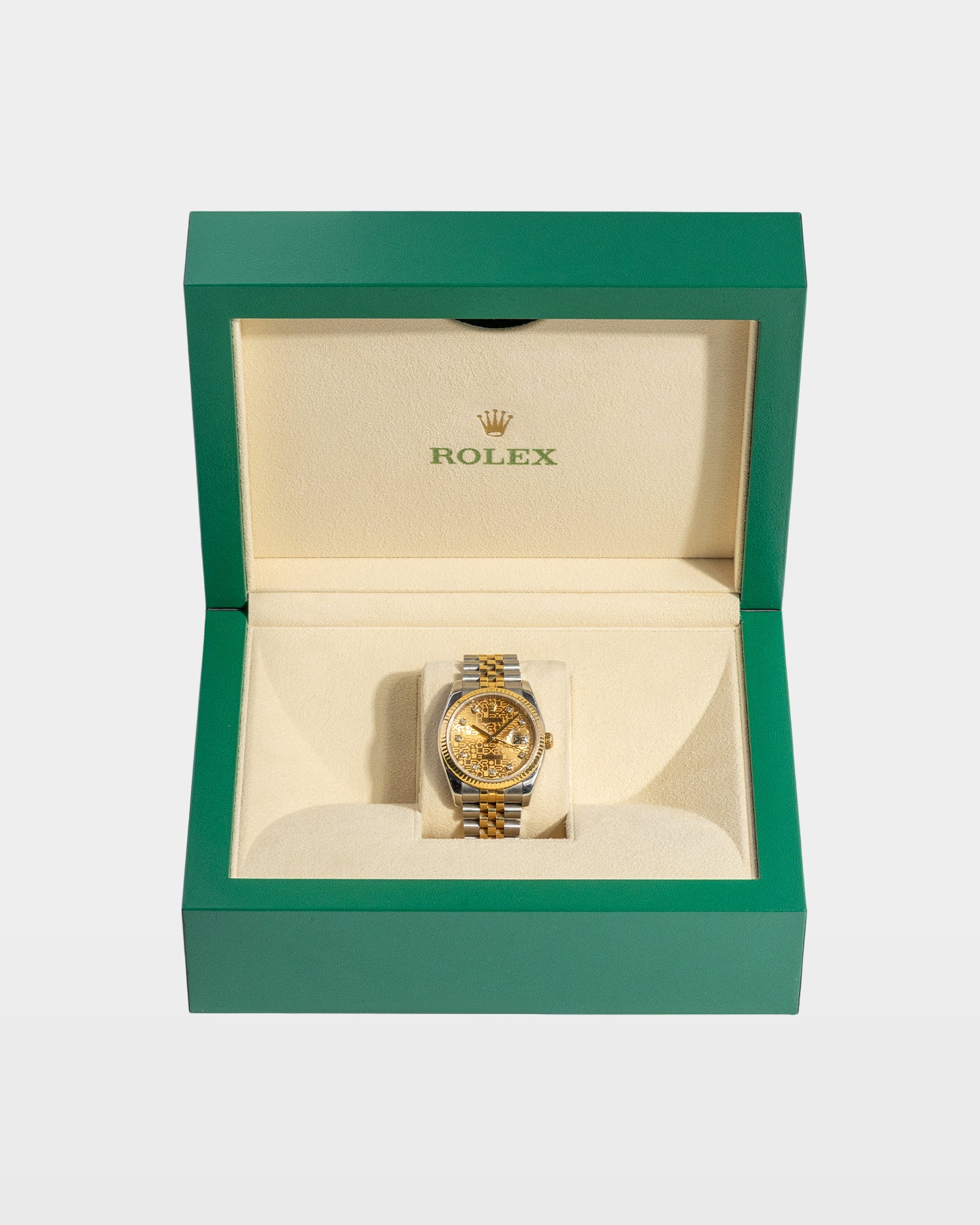 Rolex Datejust 36 Champagne Jubilee dial 116233 | The Ice Champ Dallas