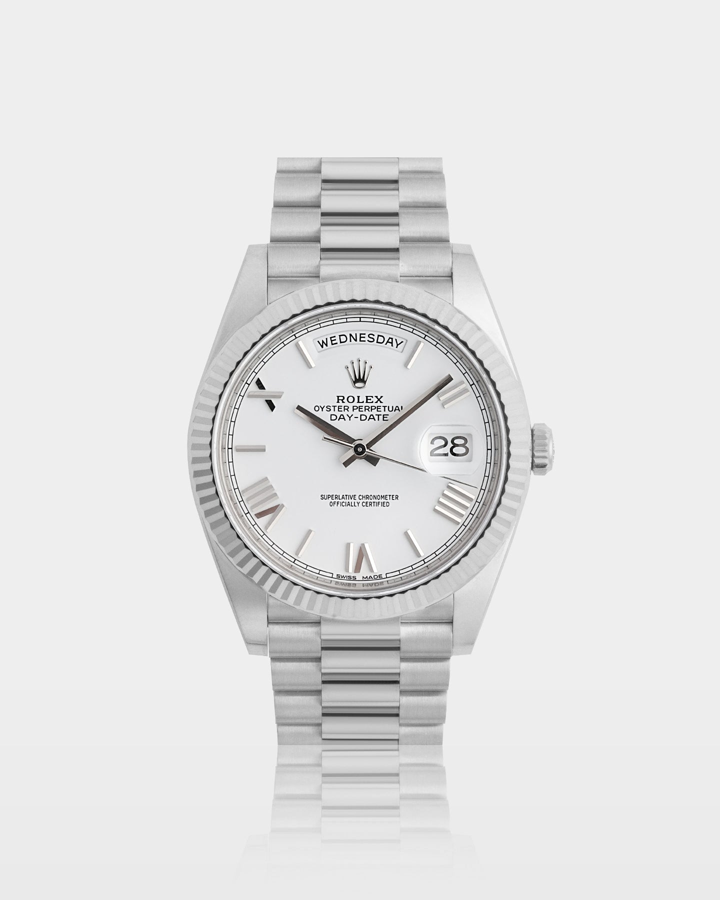 White Gold Rolex Day-Date 40 228239 | The Ice Champ Watches Texas