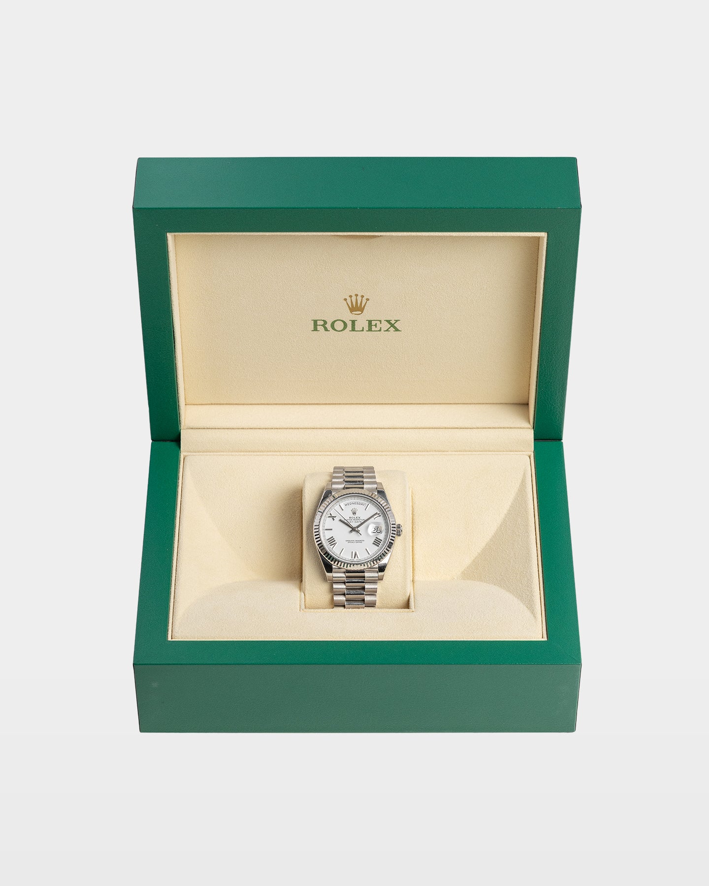 White Gold Rolex Day-Date 40 228239 | The Ice Champ Watches Texas
