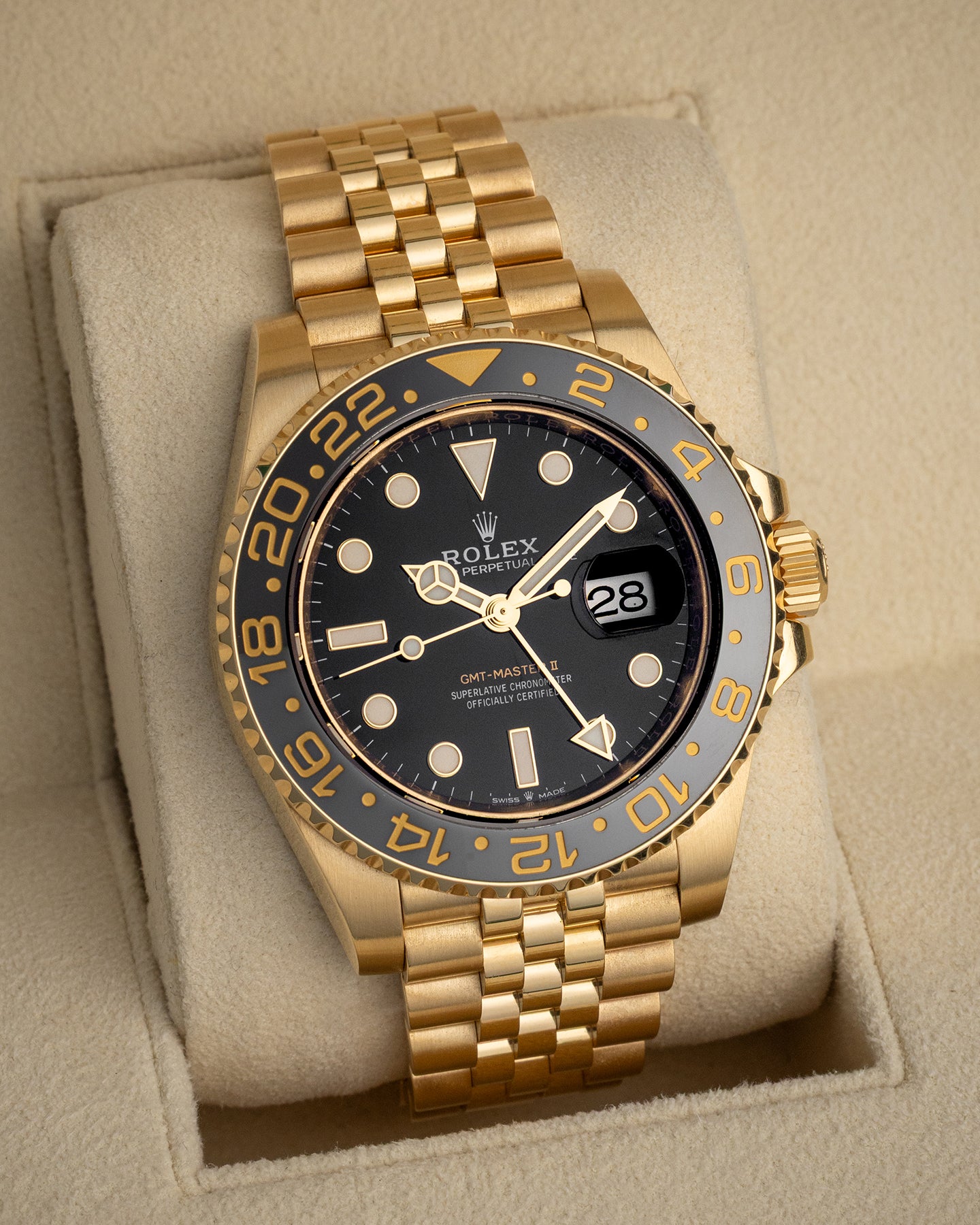 Black & Grey Bezel Rolex GMT-Master II 126718GRNR | The Ice Champ Watches