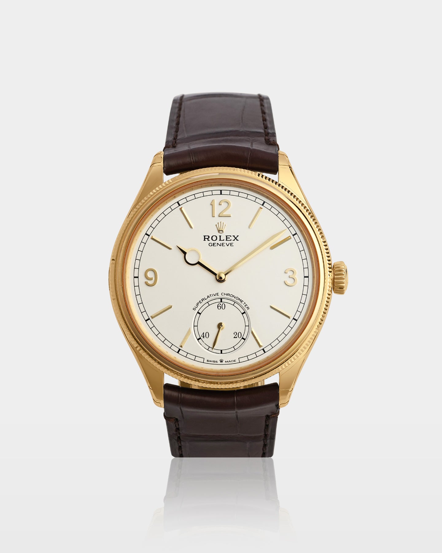 Yellow Gold Rolex Perpetual 1908 52508 | The Ice Champ DFW