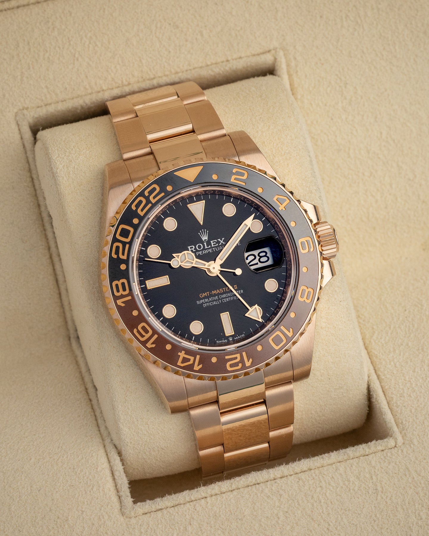 Rolex GMT-Master II Root Beer 126715CHNR | The Ice Champ DFW