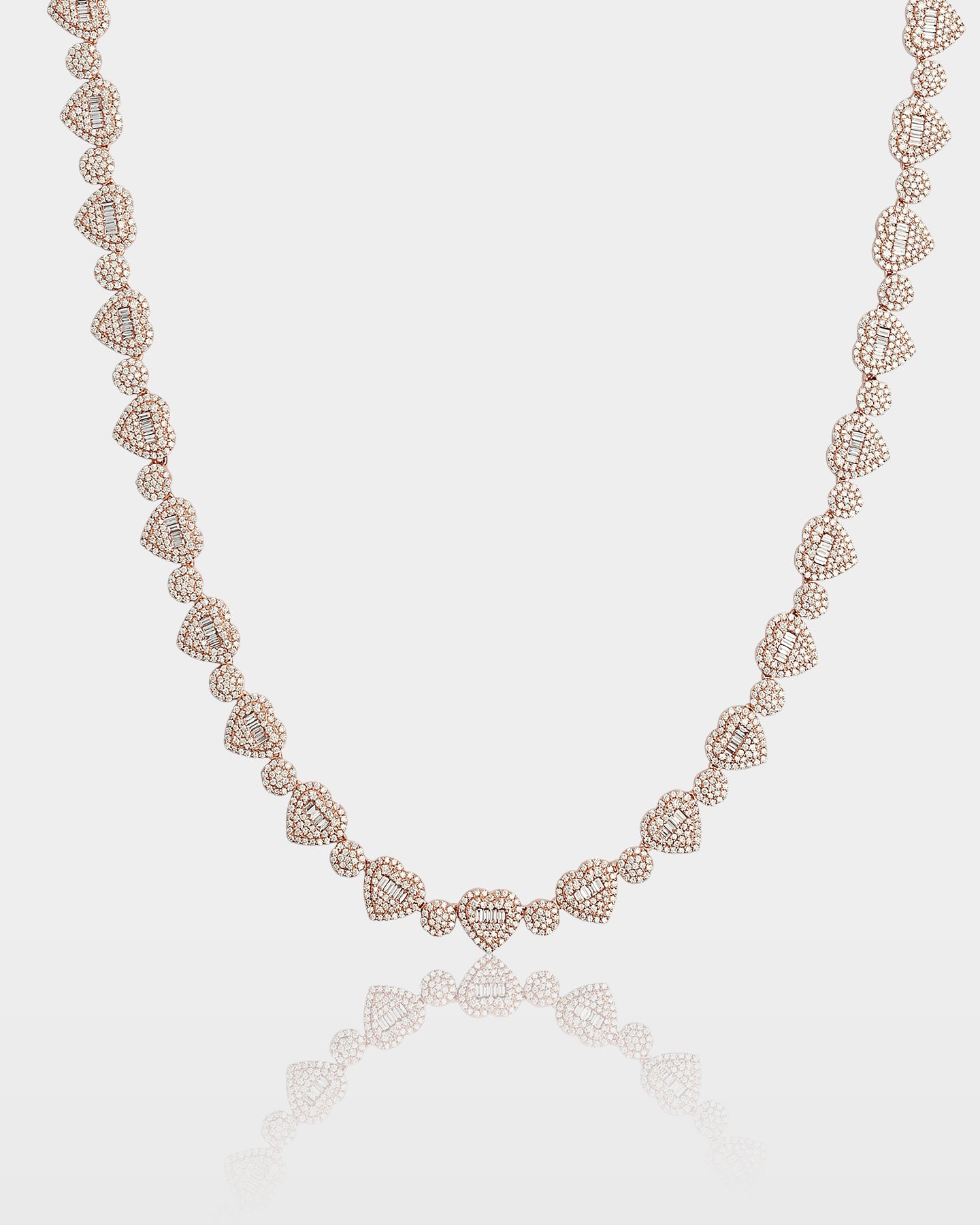 Heart & Circle Diamond Link Chain | The Ice Champ Grapevine, TX