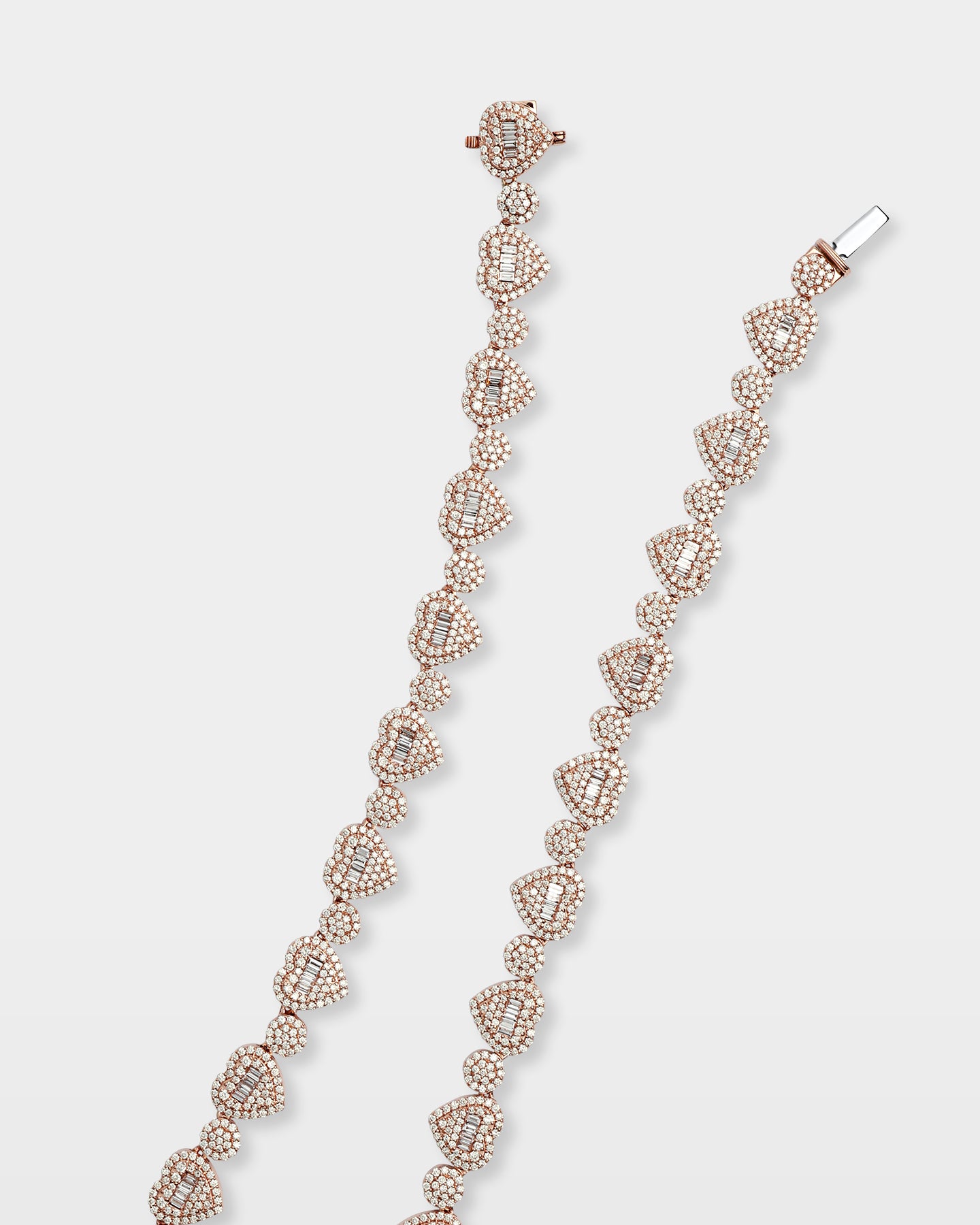 Heart & Circle Diamond Link Chain | The Ice Champ Grapevine, TX