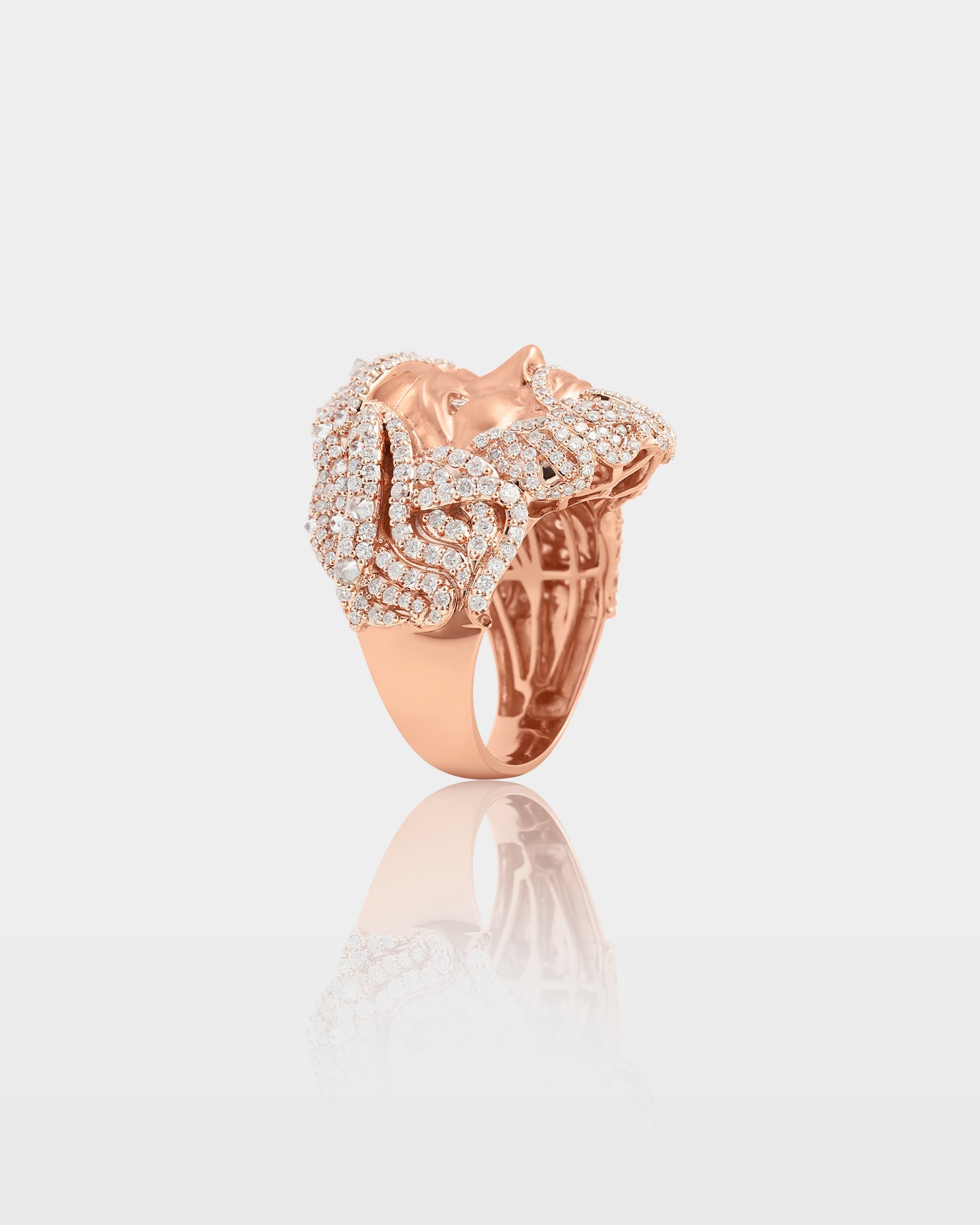 10K Gold Jesus Diamond Signet Ring | The Ice Champ USA