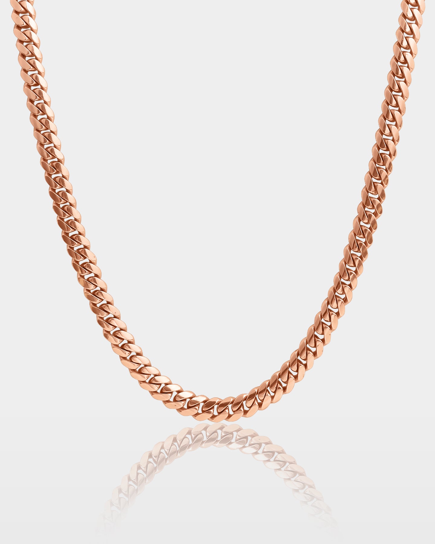 Rose Gold Miami Cuban Link Chain 7MM | The Ice Champ Dallas
