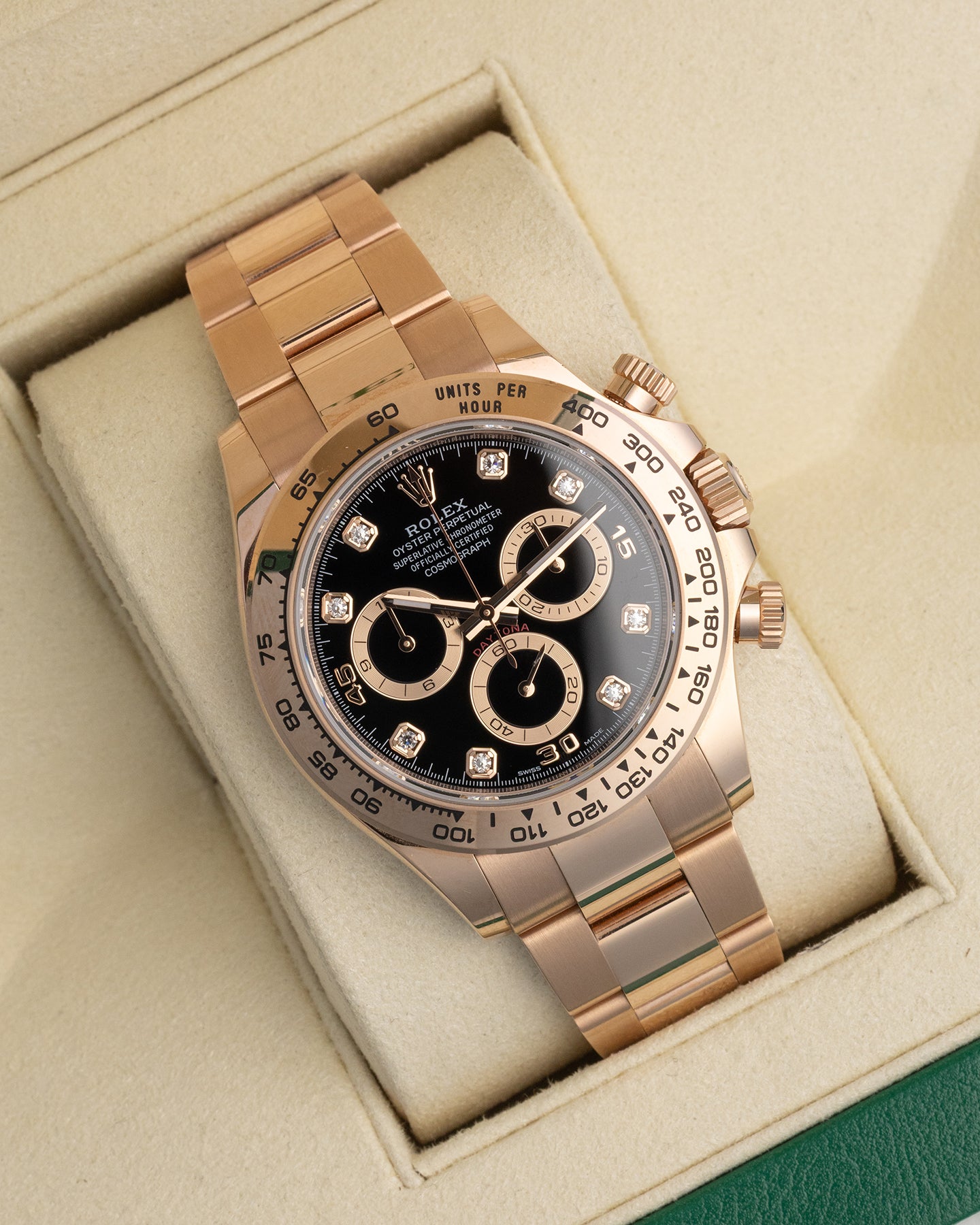 Rose Gold Rolex Daytona 116506 | The Ice Champ Men's Watches Dallas