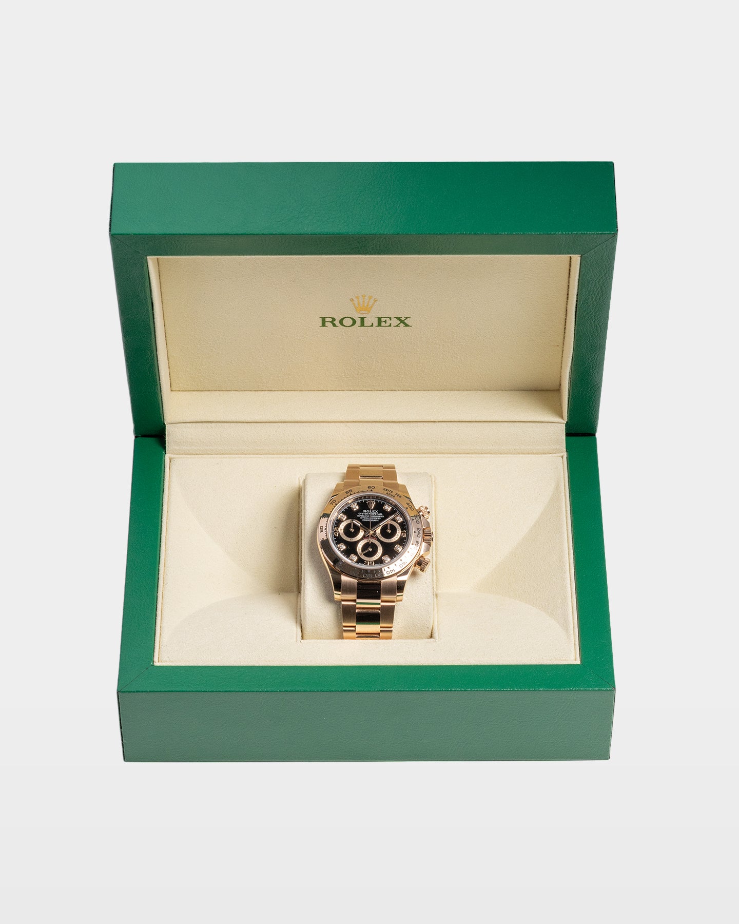 Rose Gold Rolex Daytona 116506 | The Ice Champ Men's Watches Dallas