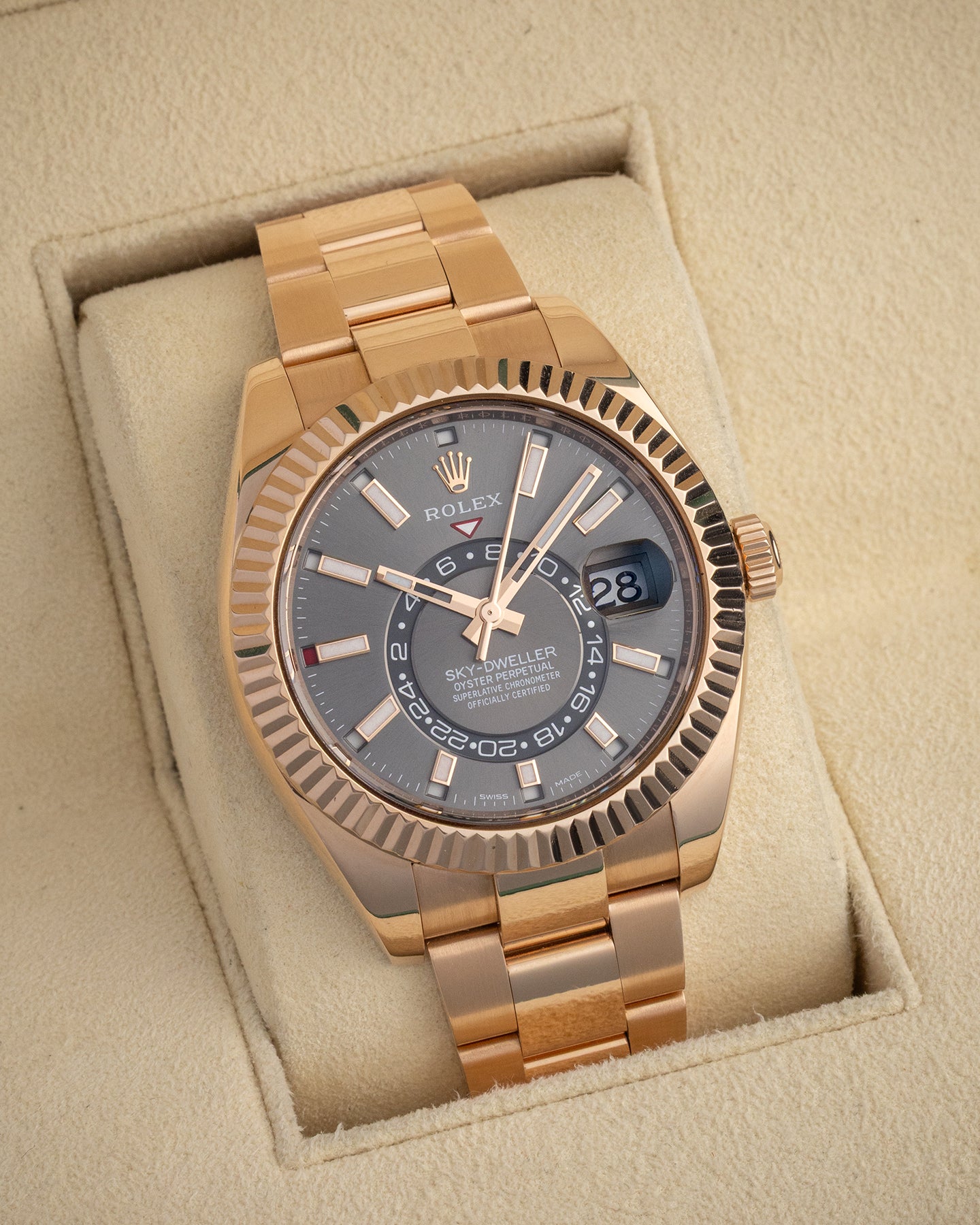 Slate Rolex Sky-Dweller 326935 | The Ice Champ Men's Watches