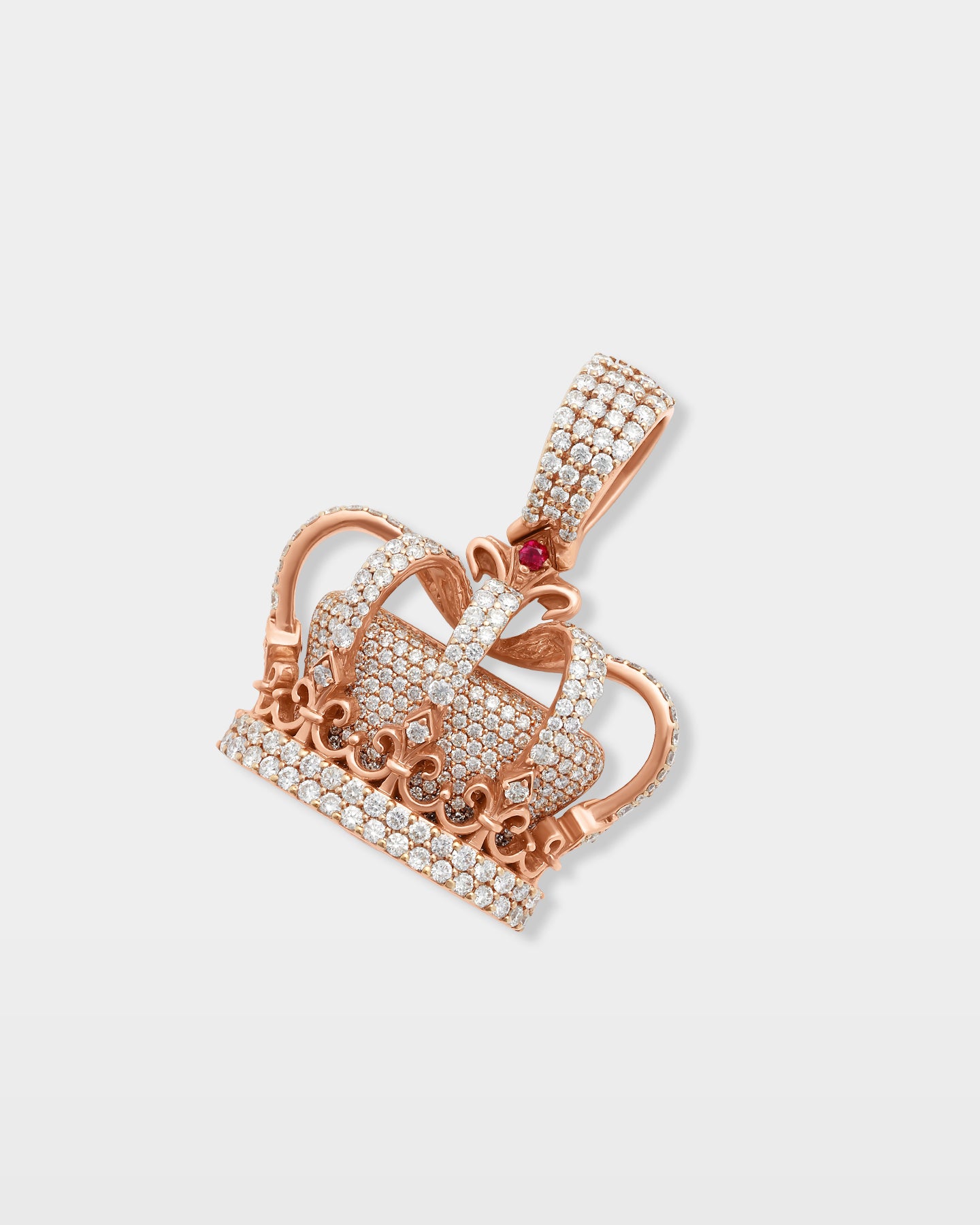 Royal Crown Diamond Pendant | The Ice Champ Custom Men's Jewelry DFW