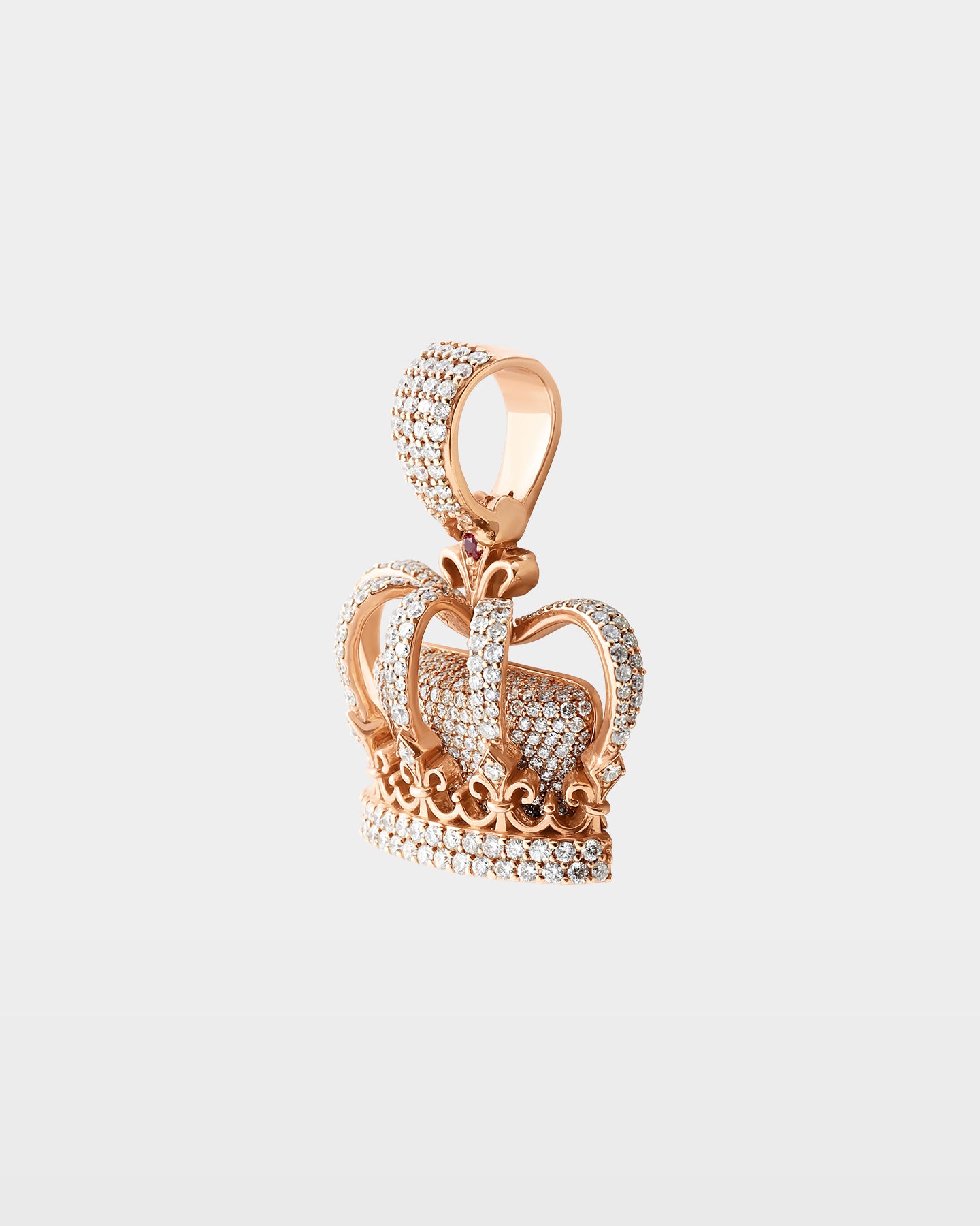 Royal Crown Diamond Pendant | The Ice Champ Custom Men's Jewelry DFW