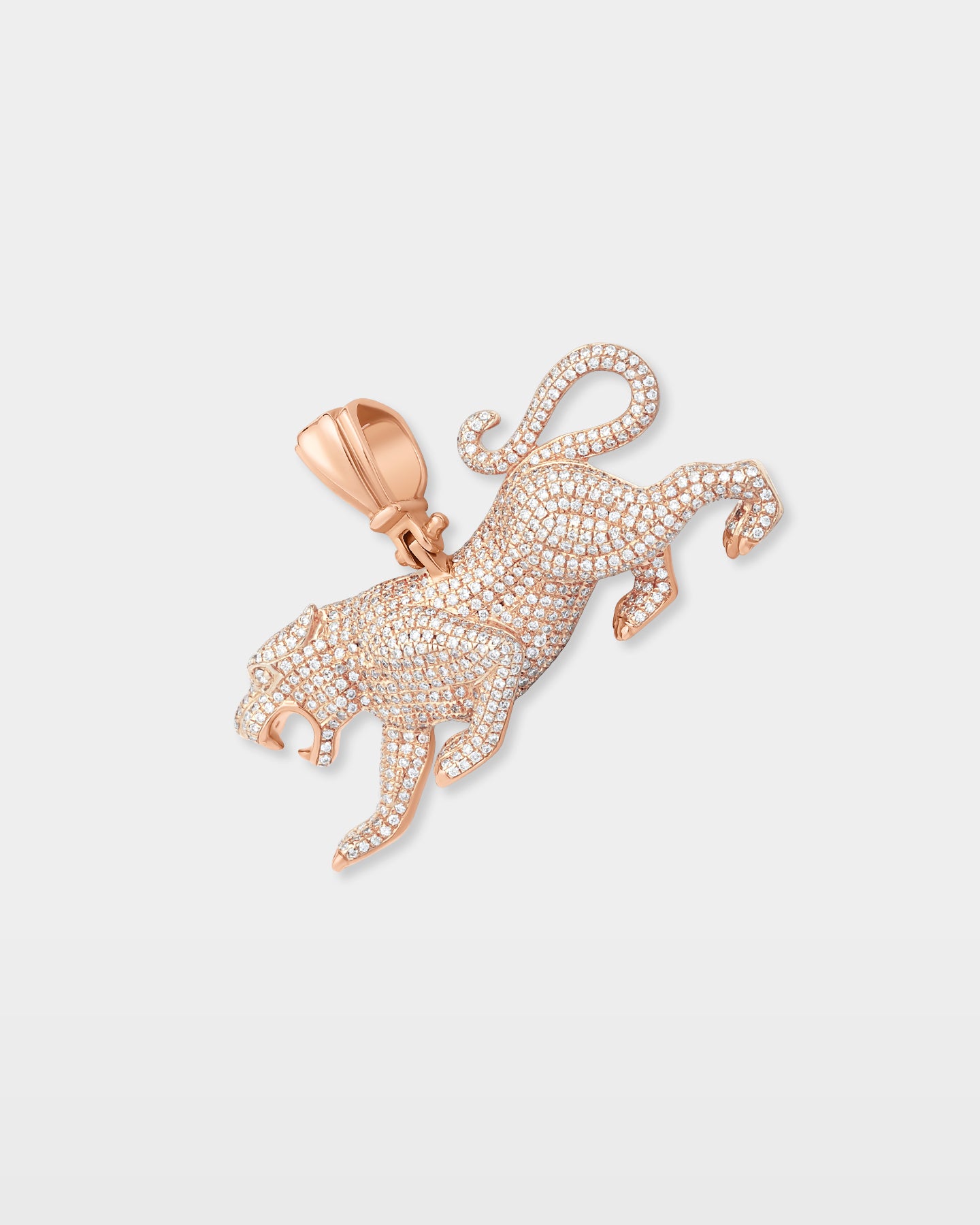 Tiger Pavé Diamond Pendant | The Ice Champ Gold Pendants Dallas