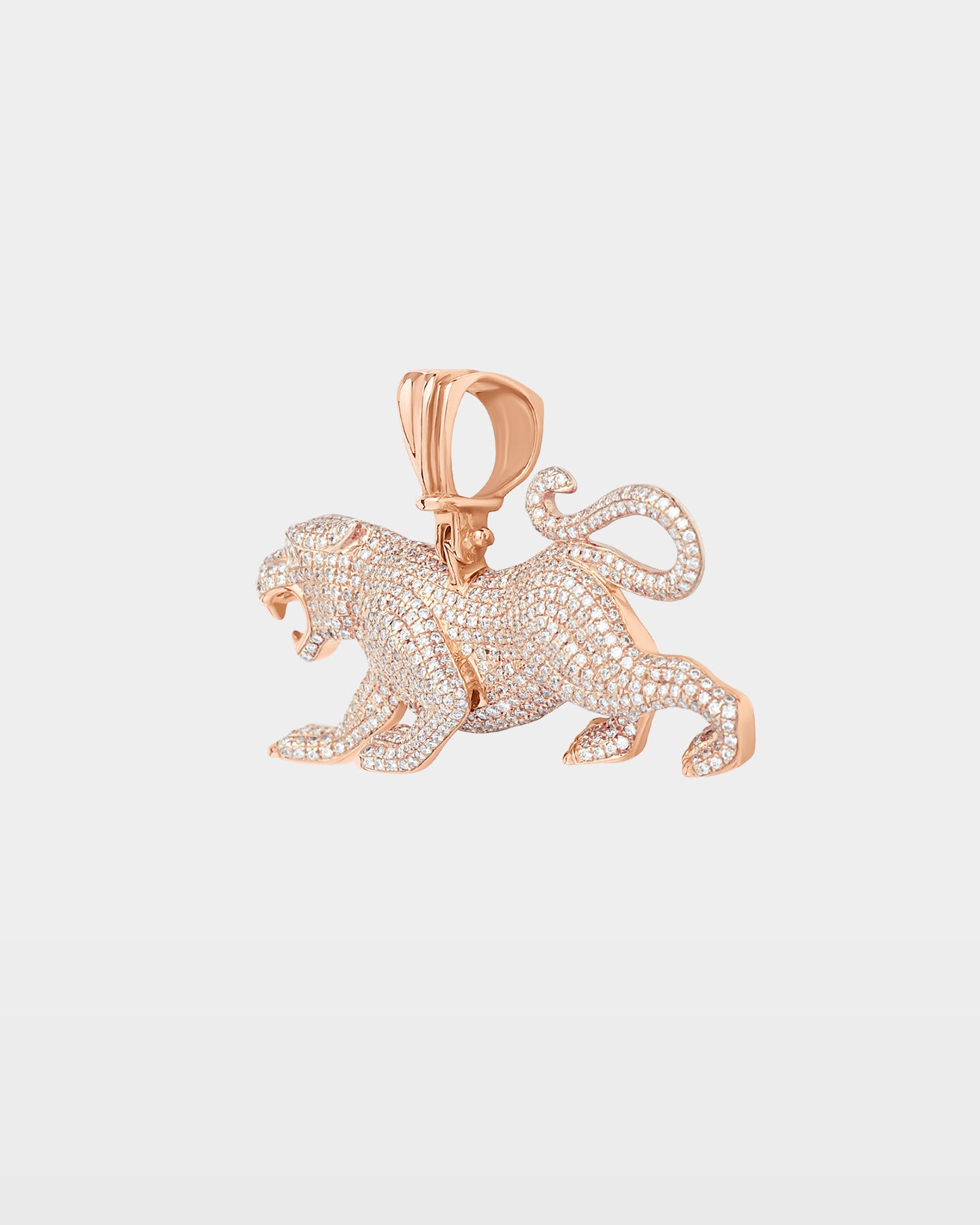 Tiger Pavé Diamond Pendant | The Ice Champ Gold Pendants Dallas